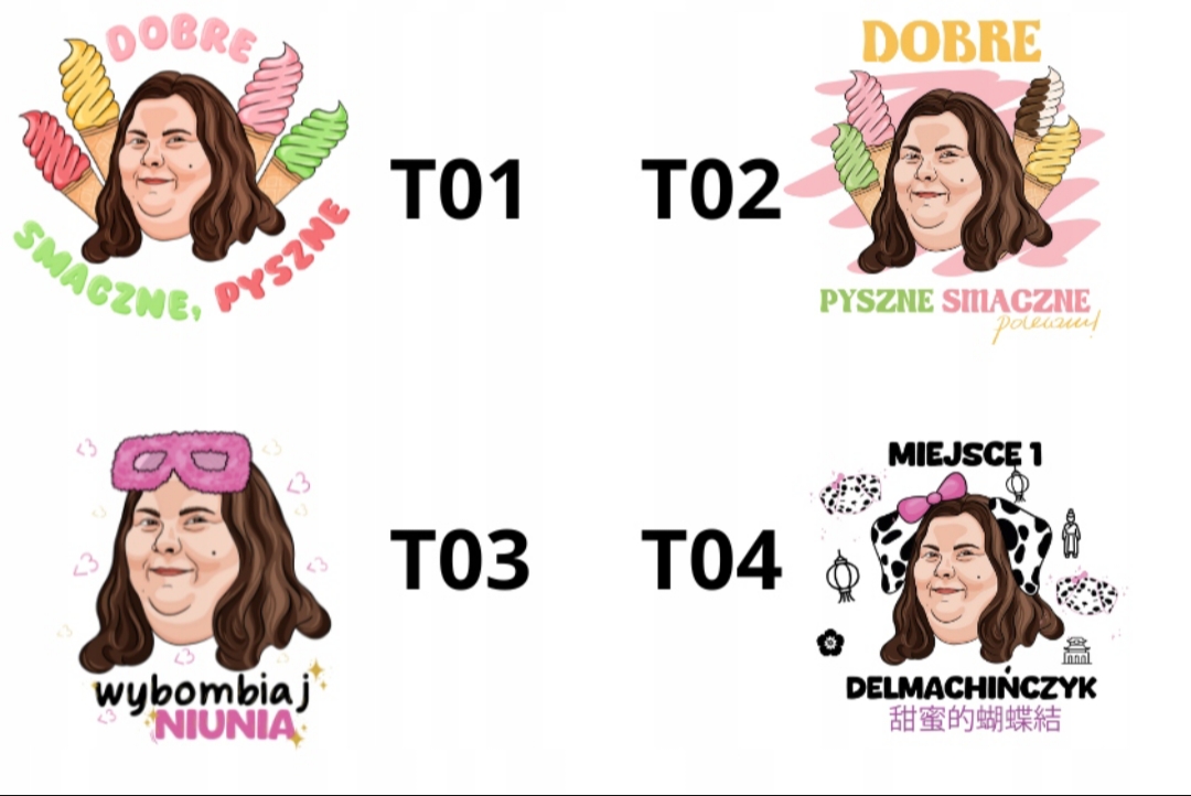 Torba materiałowa Cesarzowa Internetu RÓŻNE WZORY Marka bez marki