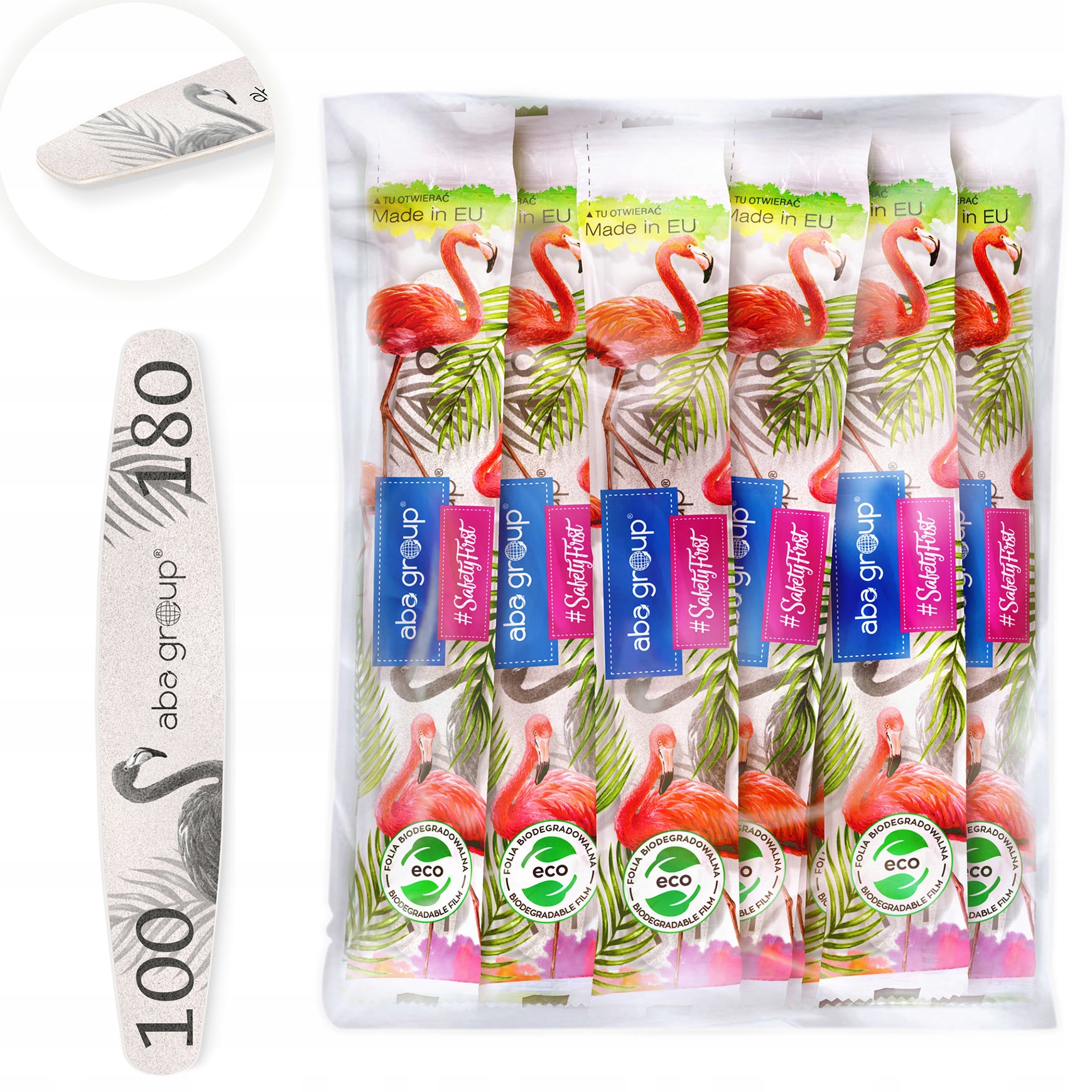 Pilnik do Paznokci Elipsa 100/180 Slim Folia Aba Marka Aba group