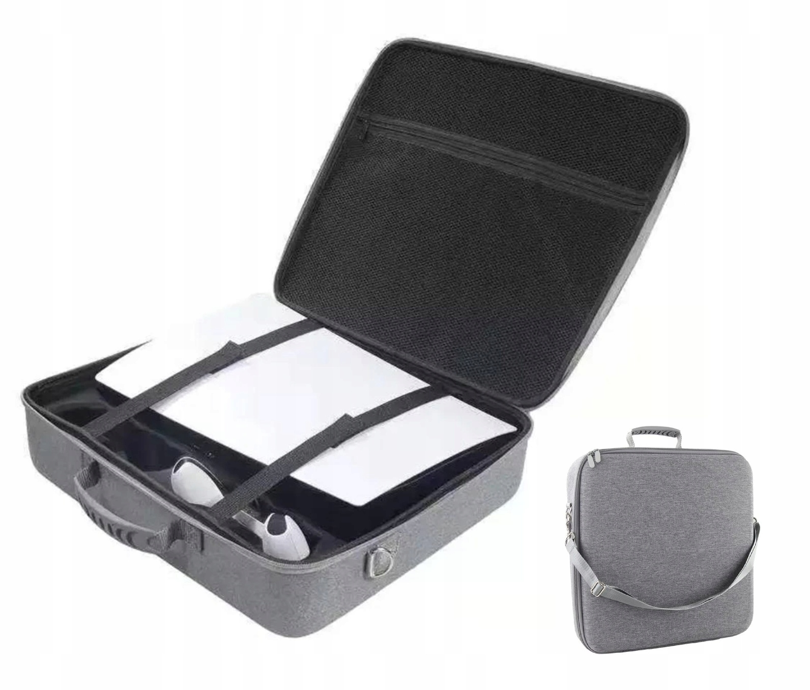 Etui Kuferek Podróż Wzmocniona Walizka Do PS5 Slim PS5 D ChassiC I Pady