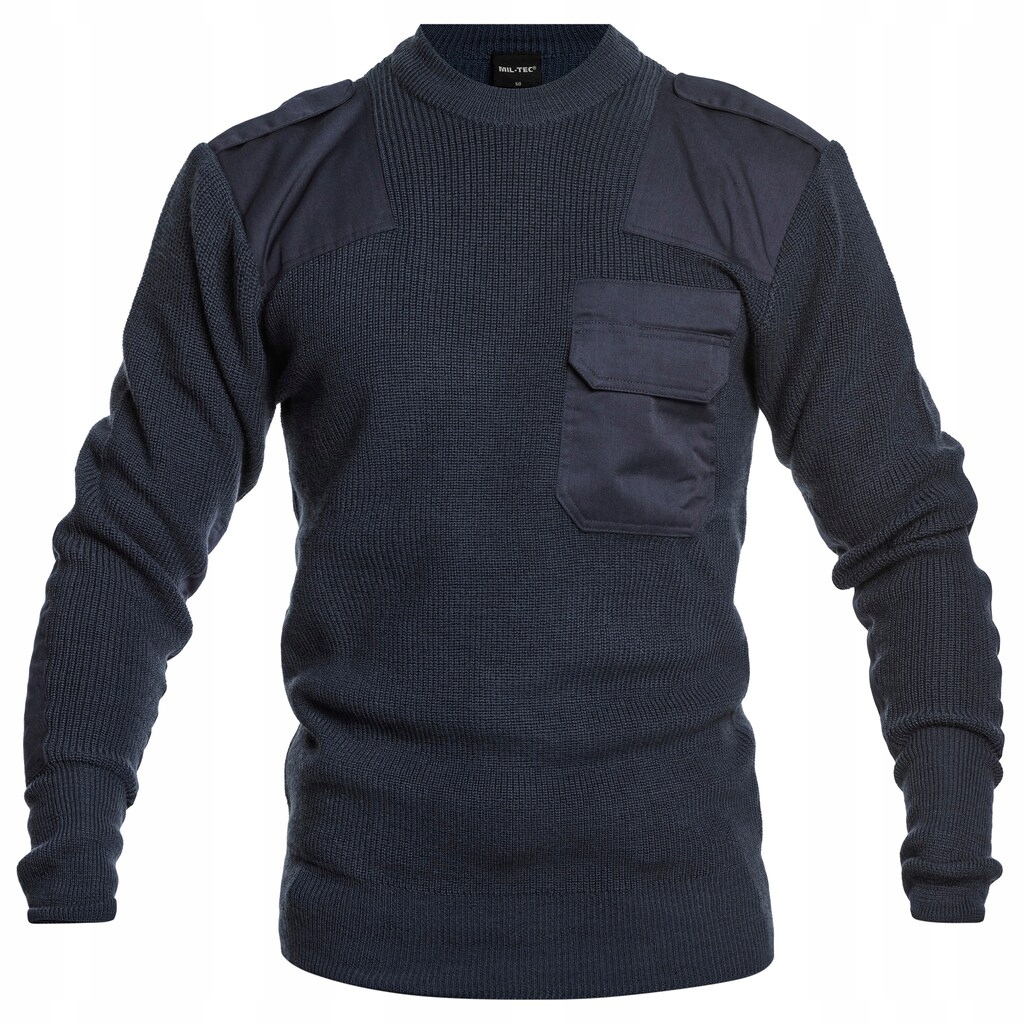 Svetr Mikina Rolák vojenský teplý Mil-Tec Bundeswehr Pullover Dark Blue 58