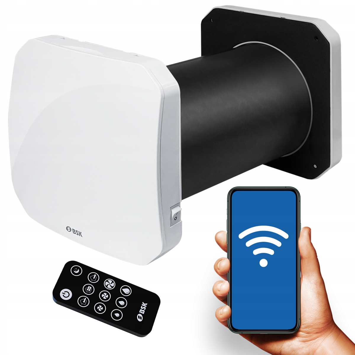 

Rekuperator ścienny Zephyr 160 pilot 60m3/h WiFi