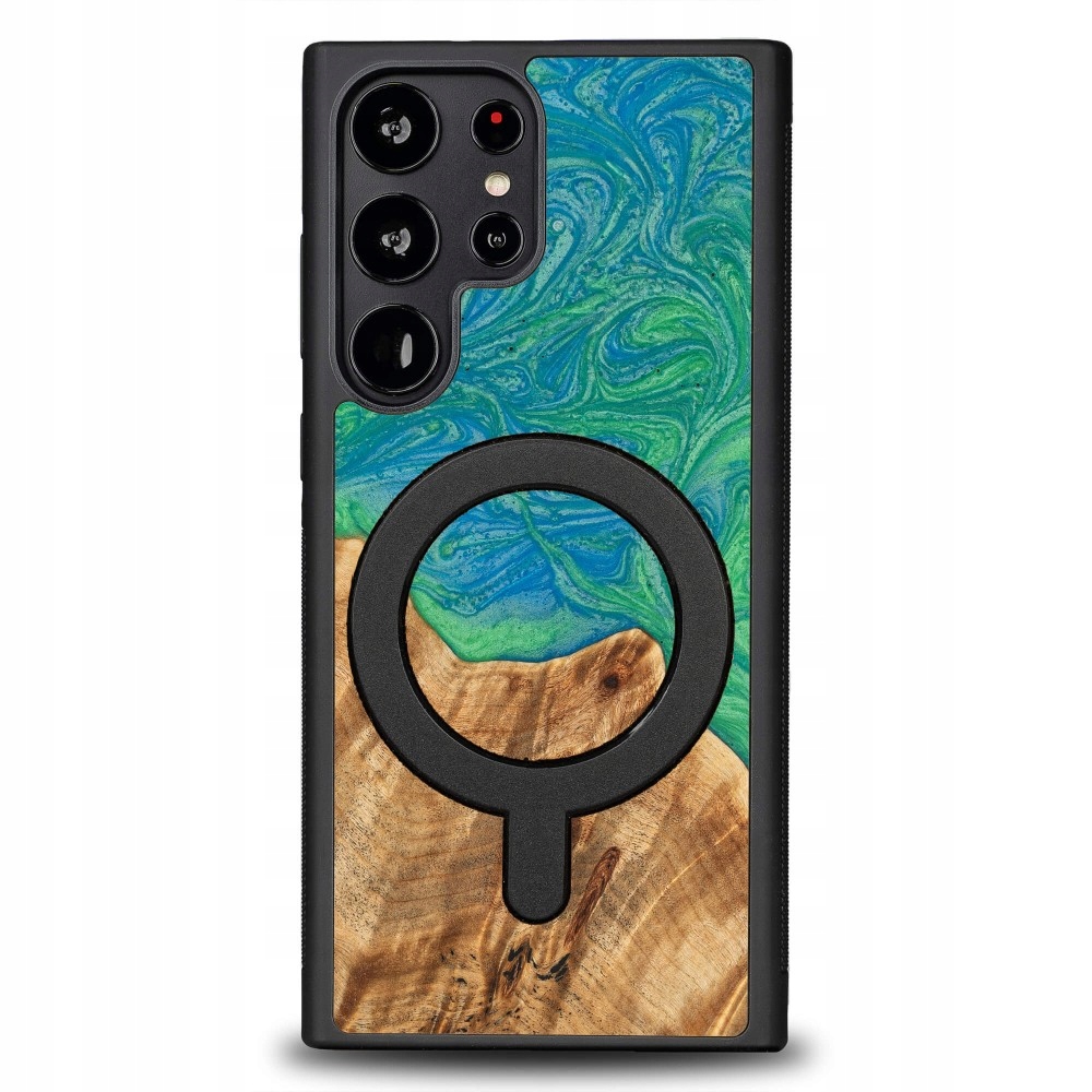 Etui Bewood Unique na Samsung Galaxy S23 Ultra Neons Tokyo z MagSafe