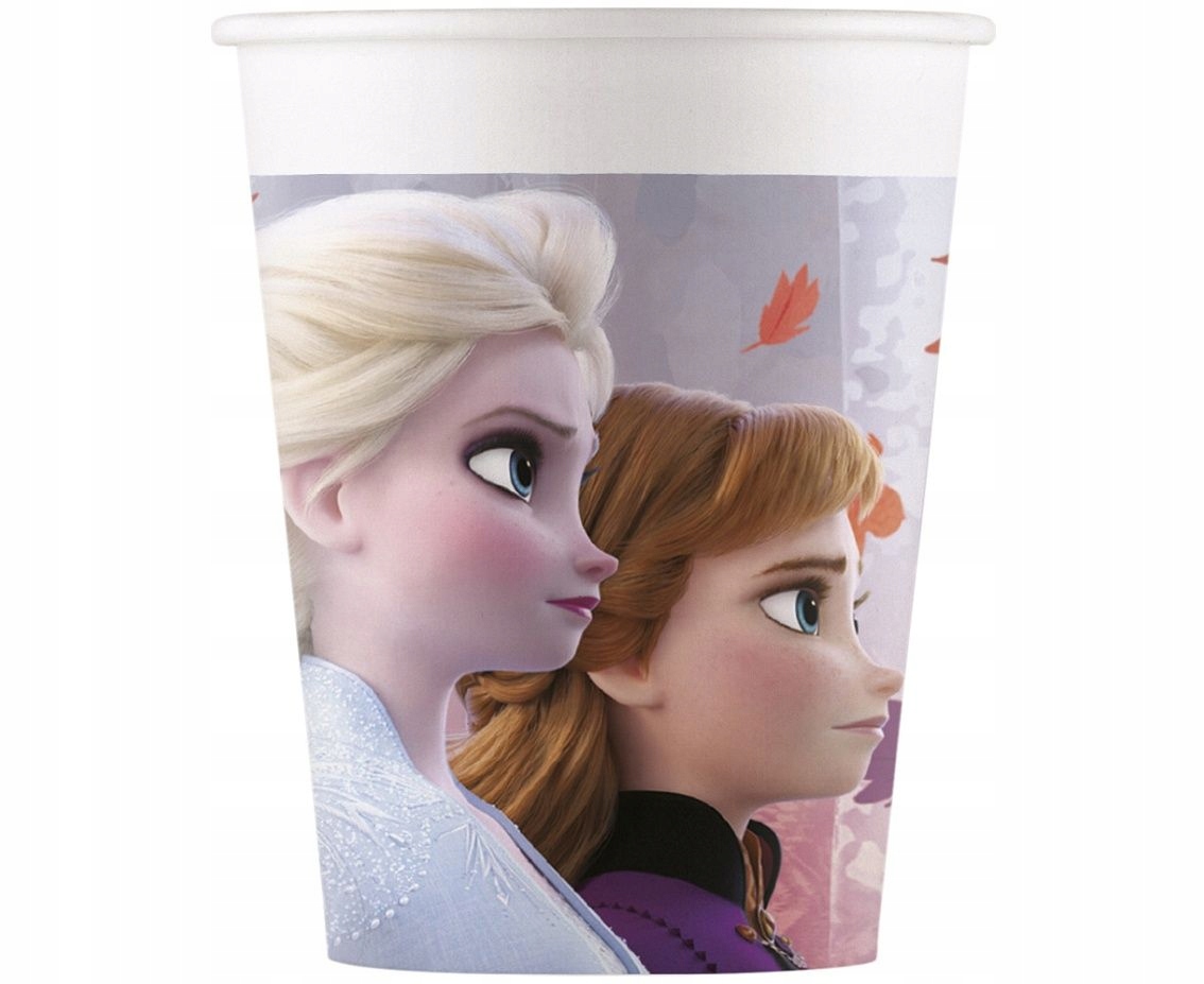 Kubeczki Kraina Lodu Frozen 2 200 ml 8szt Urodziny