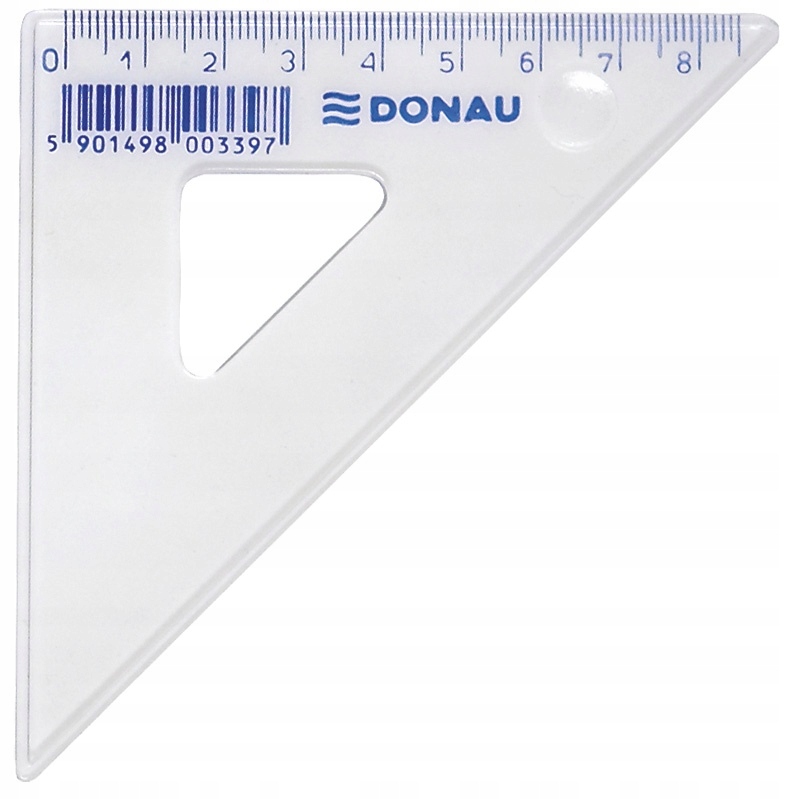 

Ekierka mała 10cm 45 stopni Donau