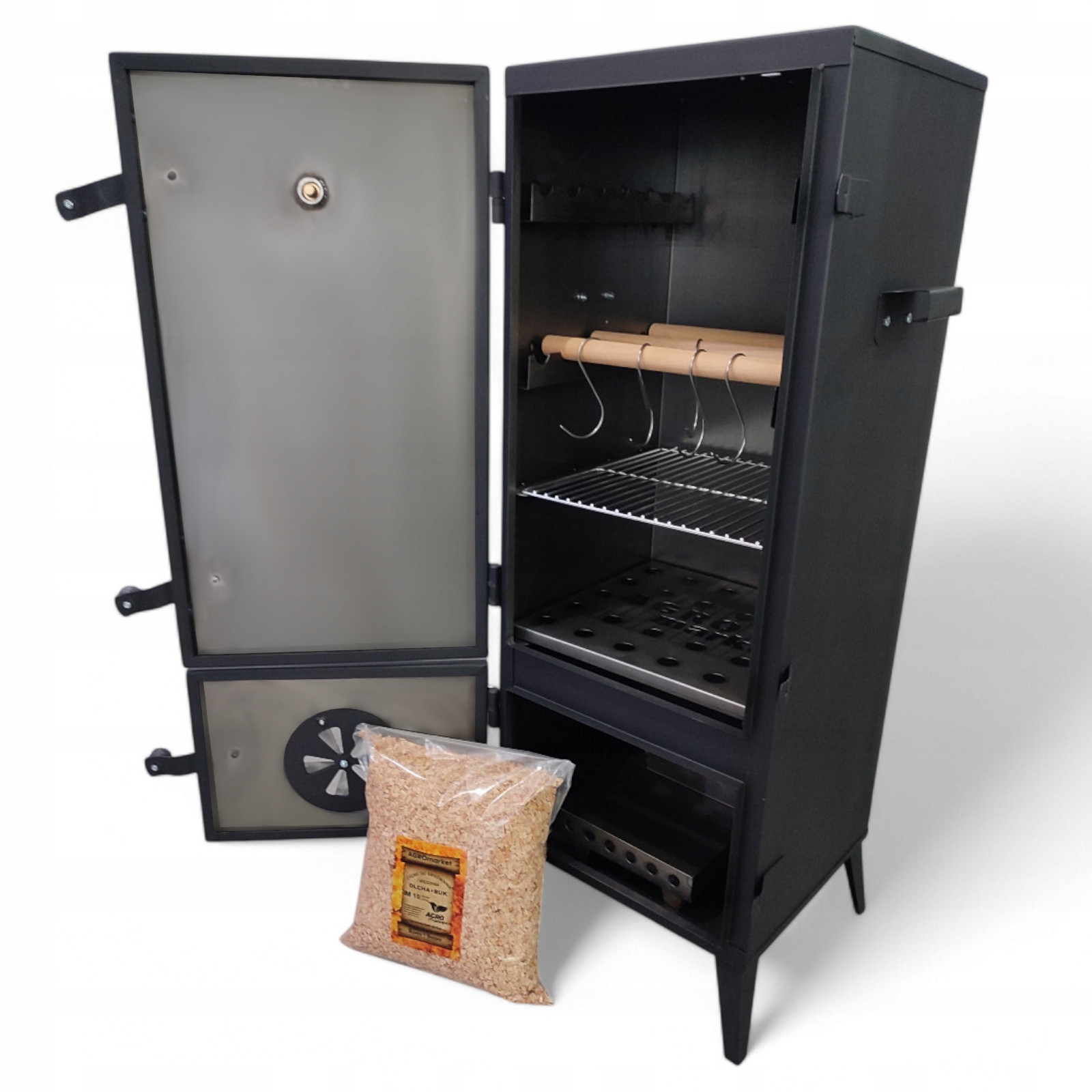 КОПТИЛЬНЯ САДОВАЯ WĘDZARKA СТАЛЬНАЯ МЕТАЛЛИЧЕСКАЯ ОПОРА