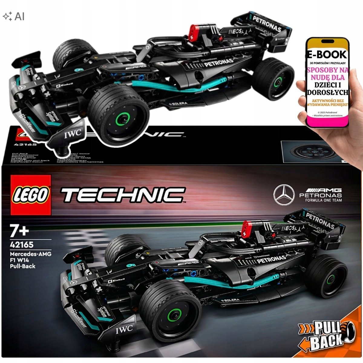 Lego Autko Technic Mercedes F1 Samochód Dla Dziecka EBOOK-3