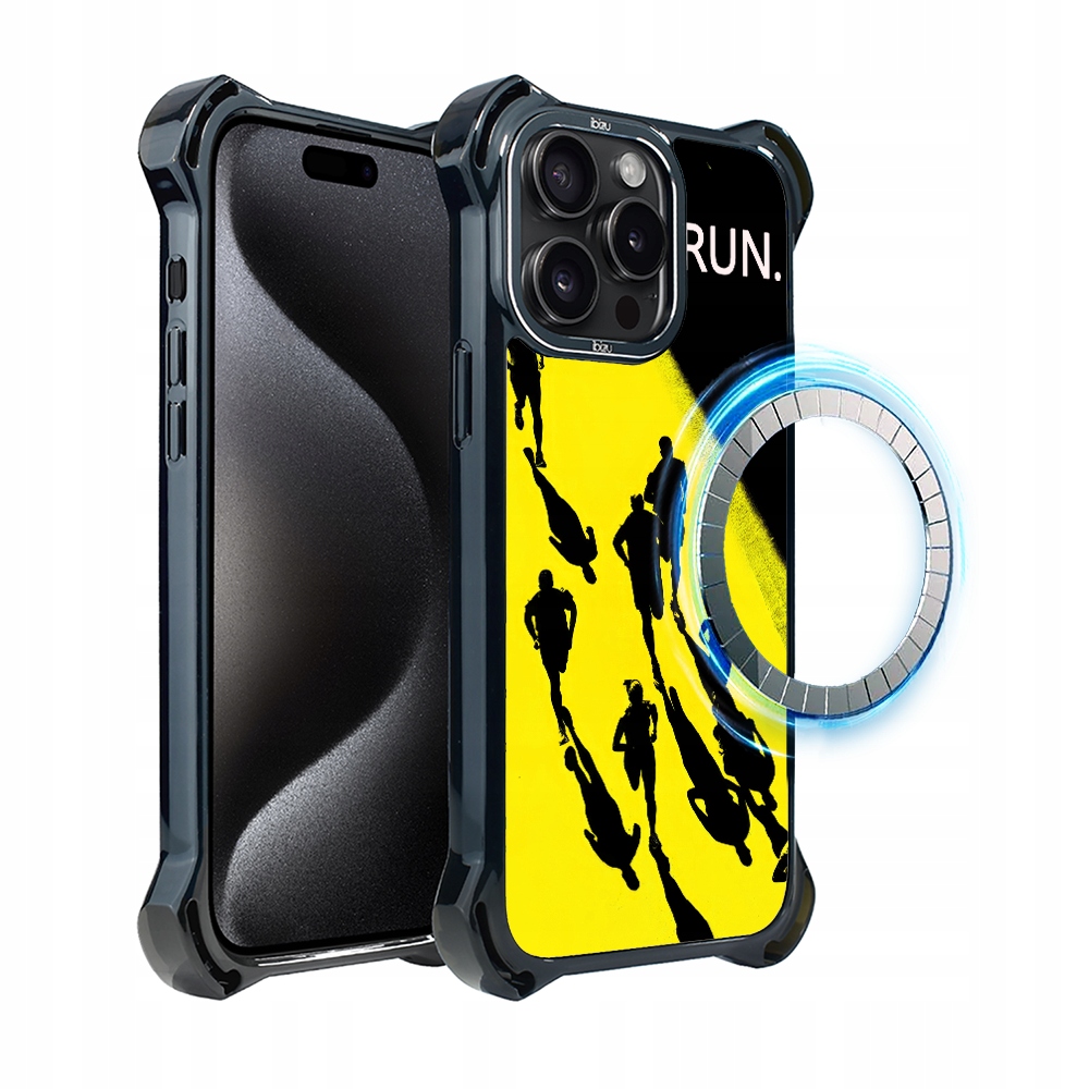 Pouzdro pro iPhone 15 Pro Max Ibizu DropGuard Ultra s MagSafe, Běh mistrů