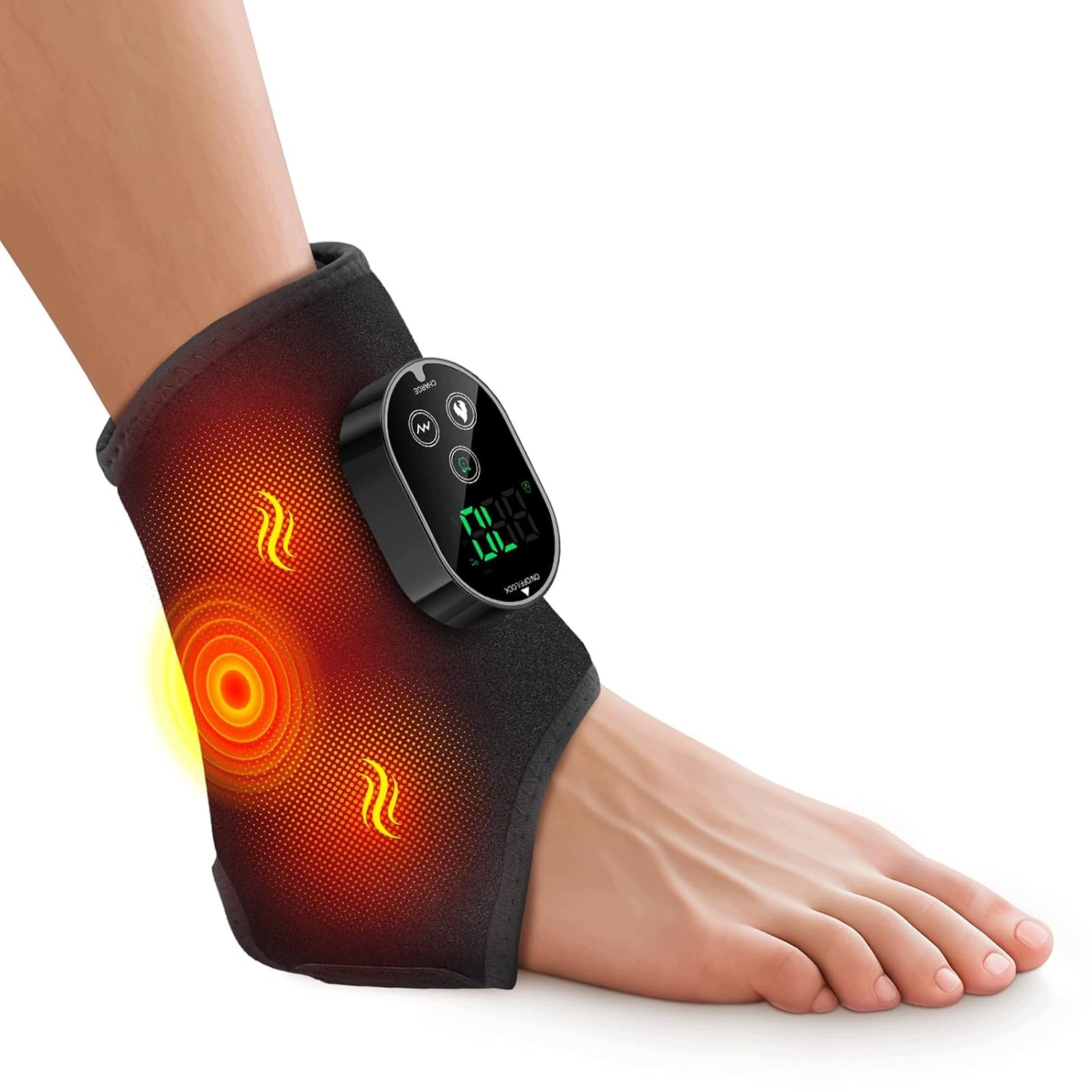Ogrzewany stabilizator kostki bezprzewodowy masażer