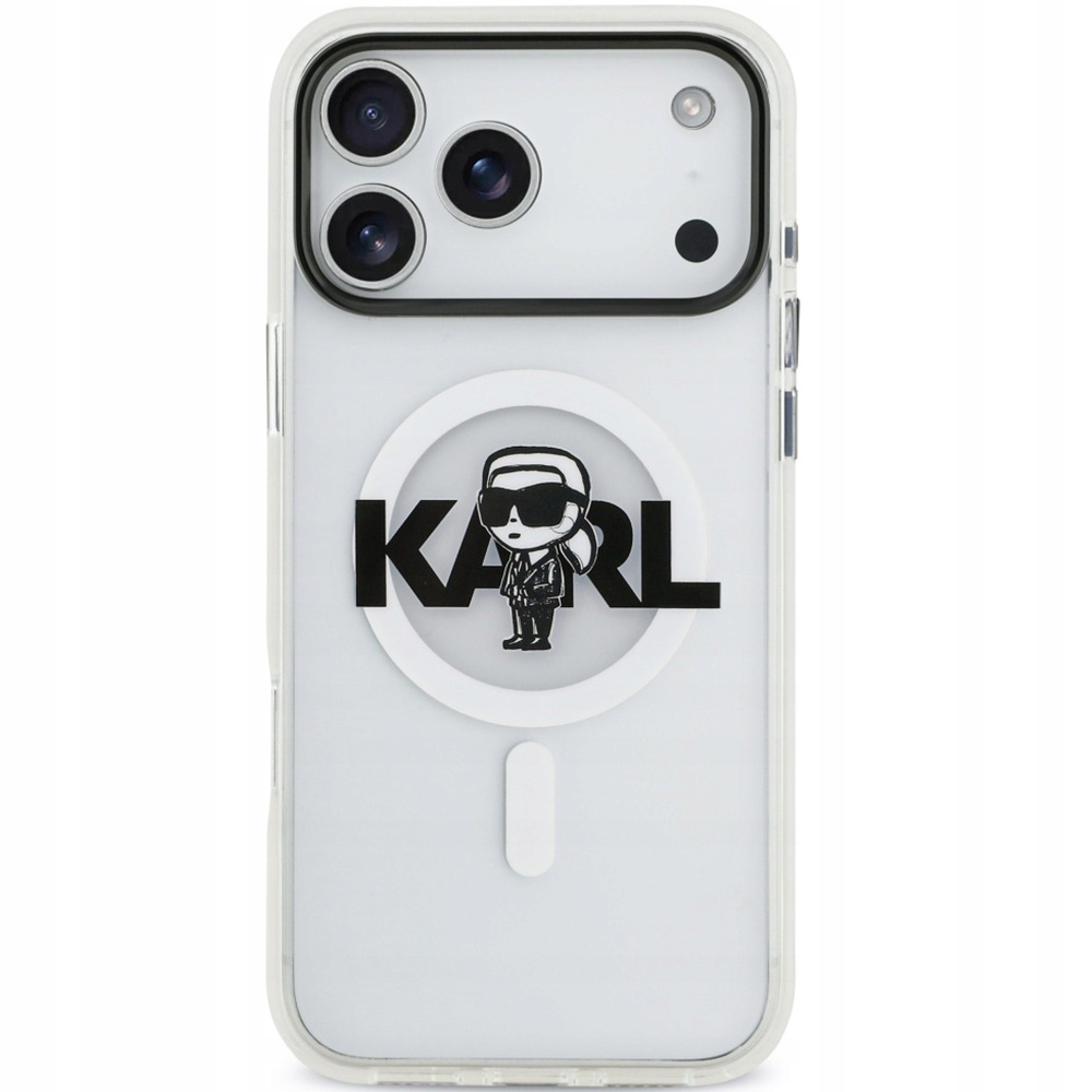 Pouzdro Karl Lagerfeld pro iPhone 17 Pro Max s MagSafe Strong obal kryt