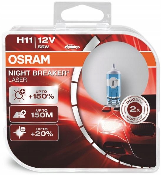 

Osram Night Breaker Laser Next Gen +150% H11 Duo