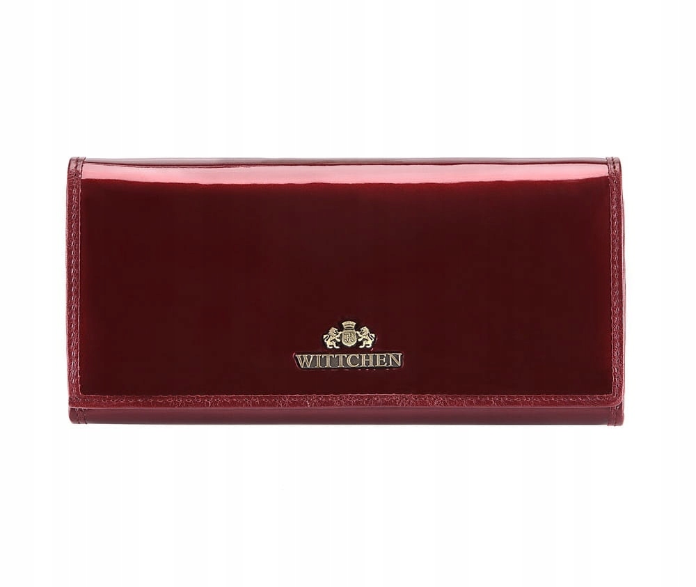 Velká peněženka z lakované kůže Wittchen Verona 25-1-075-9 vínová
