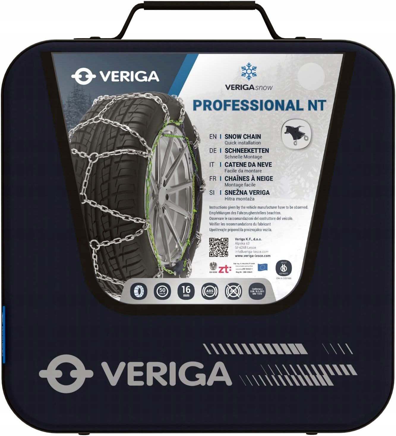 Łańcuchy Veriga PROFESSIONAL NT260 SVU 4x4 / 16mm Producent Veriga