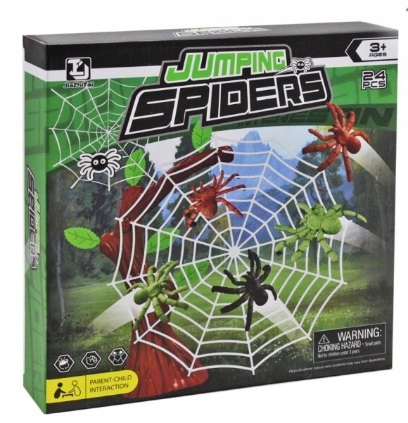 GRA ZRĘCZNOŚCIOWA RODZINNA SKACZĄCE PAJĄCZKI PAJĄK
