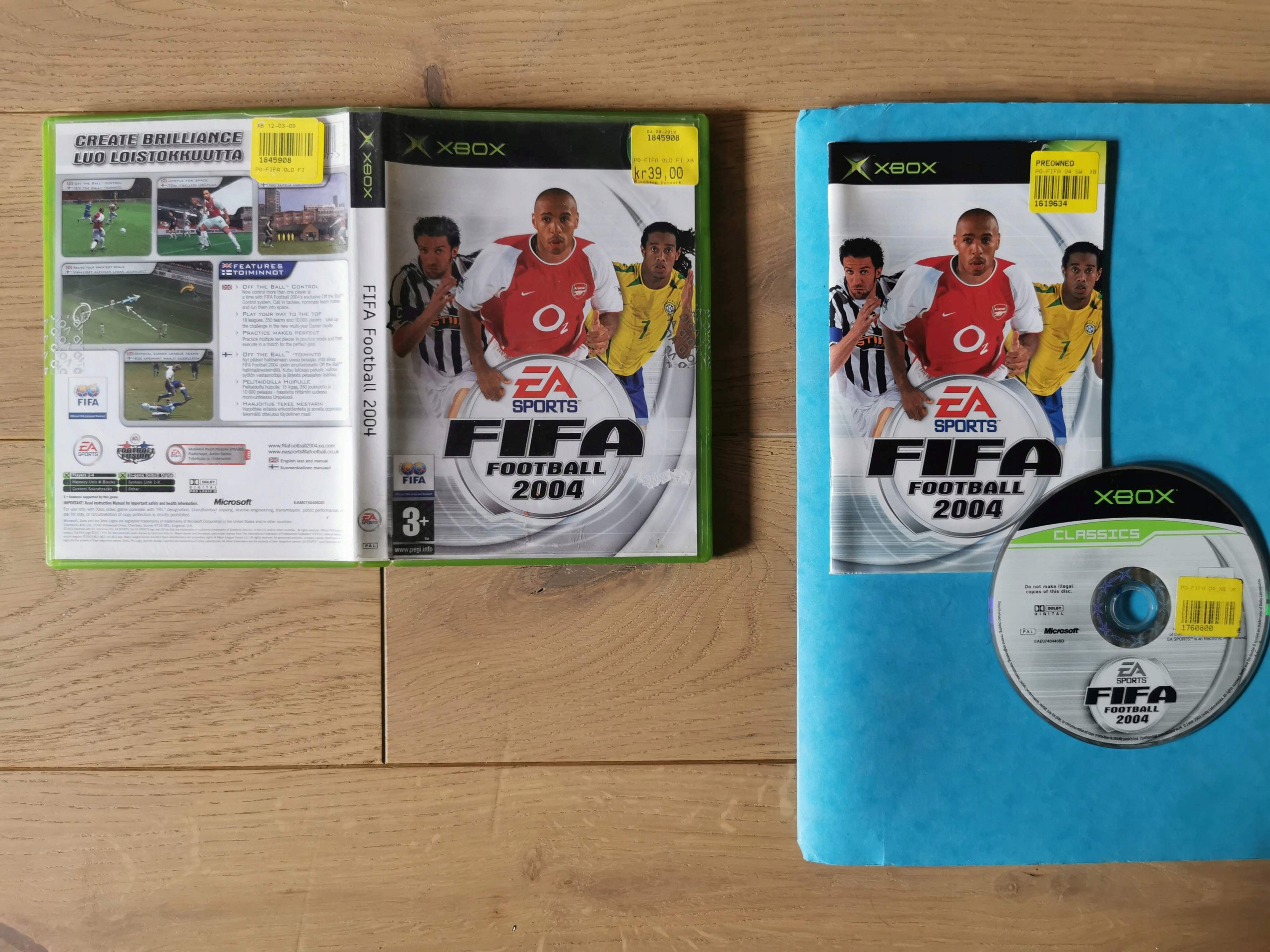 FIFA 2004 Platforma Microsoft Xbox