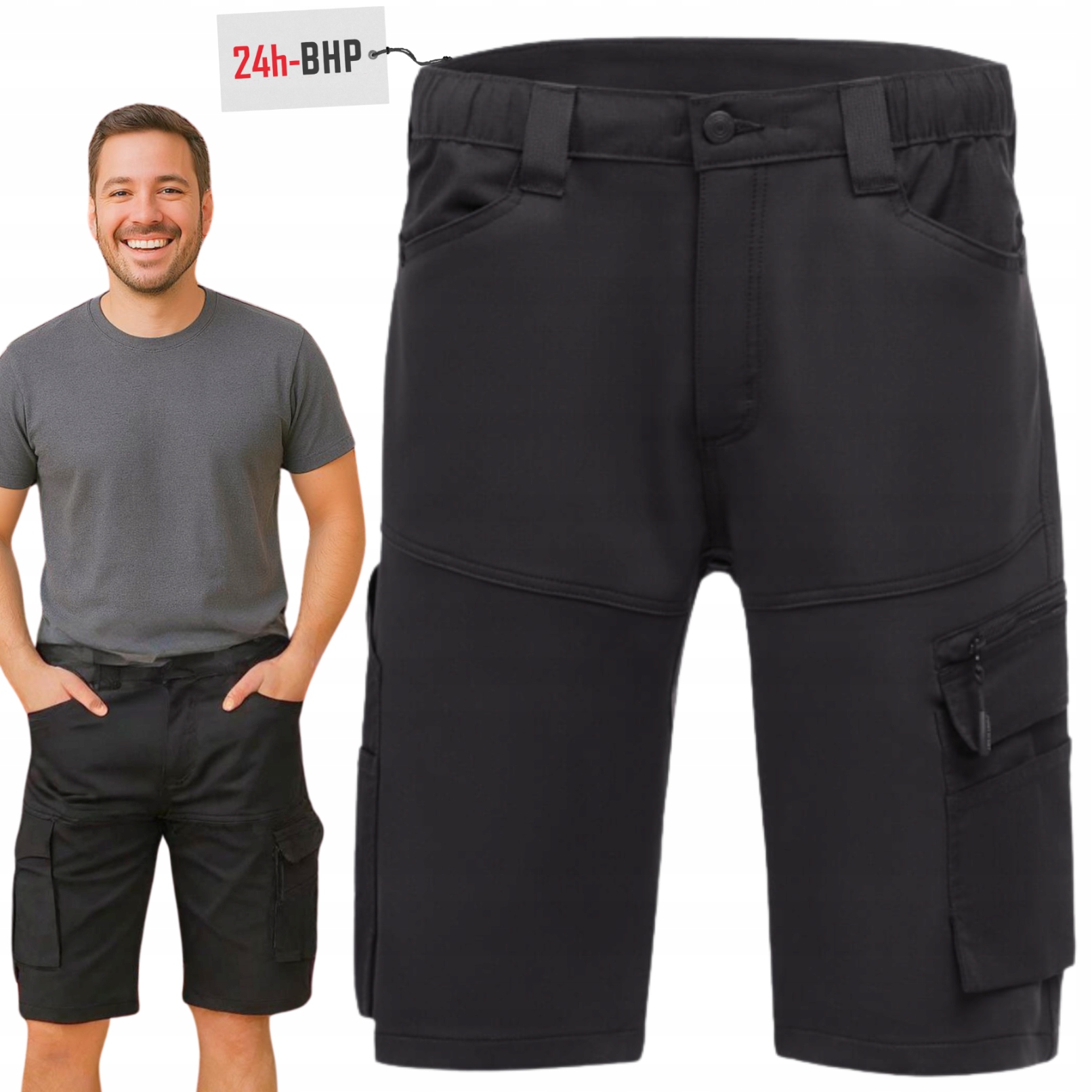Krátké Kraťasy Elastické Stretch pánské kalhoty Lehké šortky