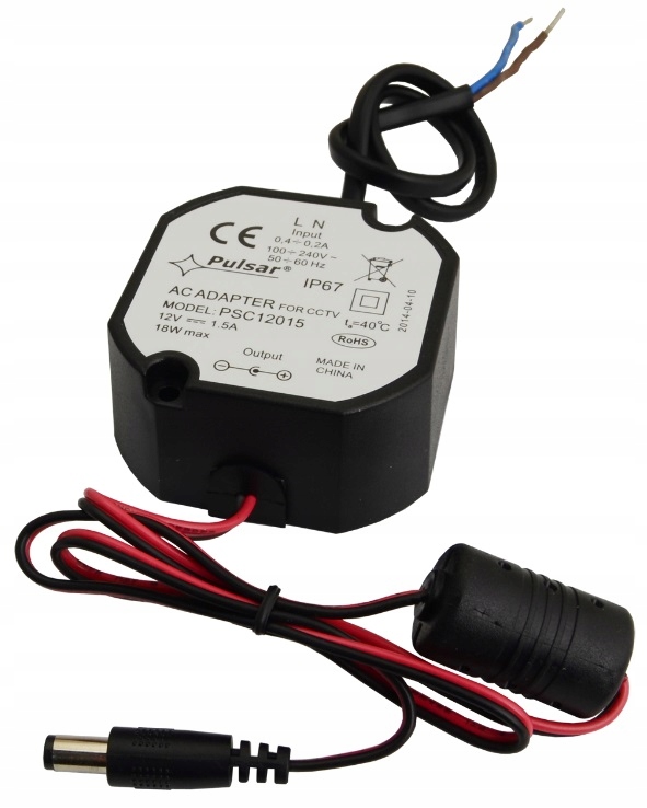 

PSC12015 Zasilacz dopuszkowy fi80 1,5A/12V Pulsar