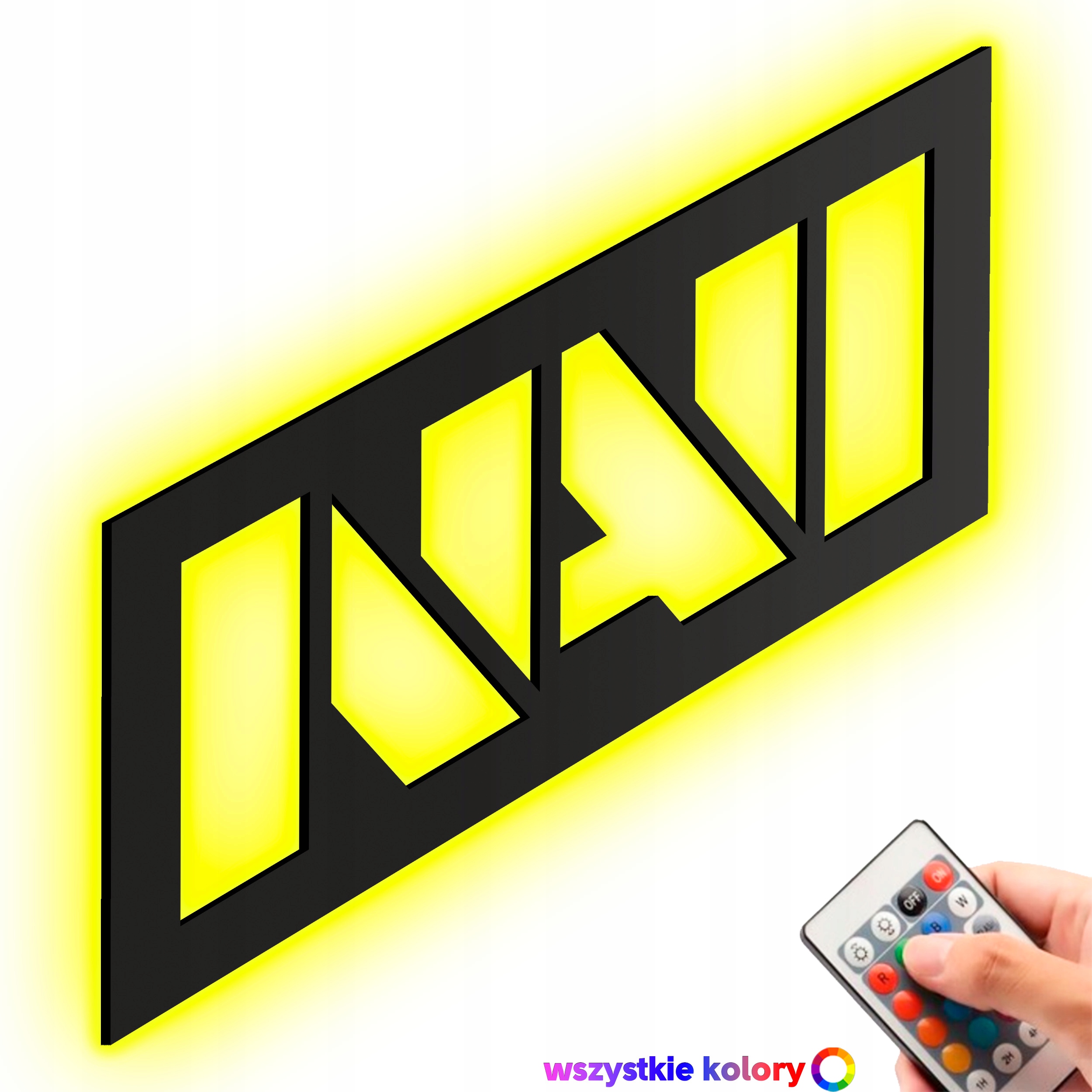 Dřevěný obraz Navi Logo Natus Vincere Nástěnný Dárek Noční Lampa Led XL