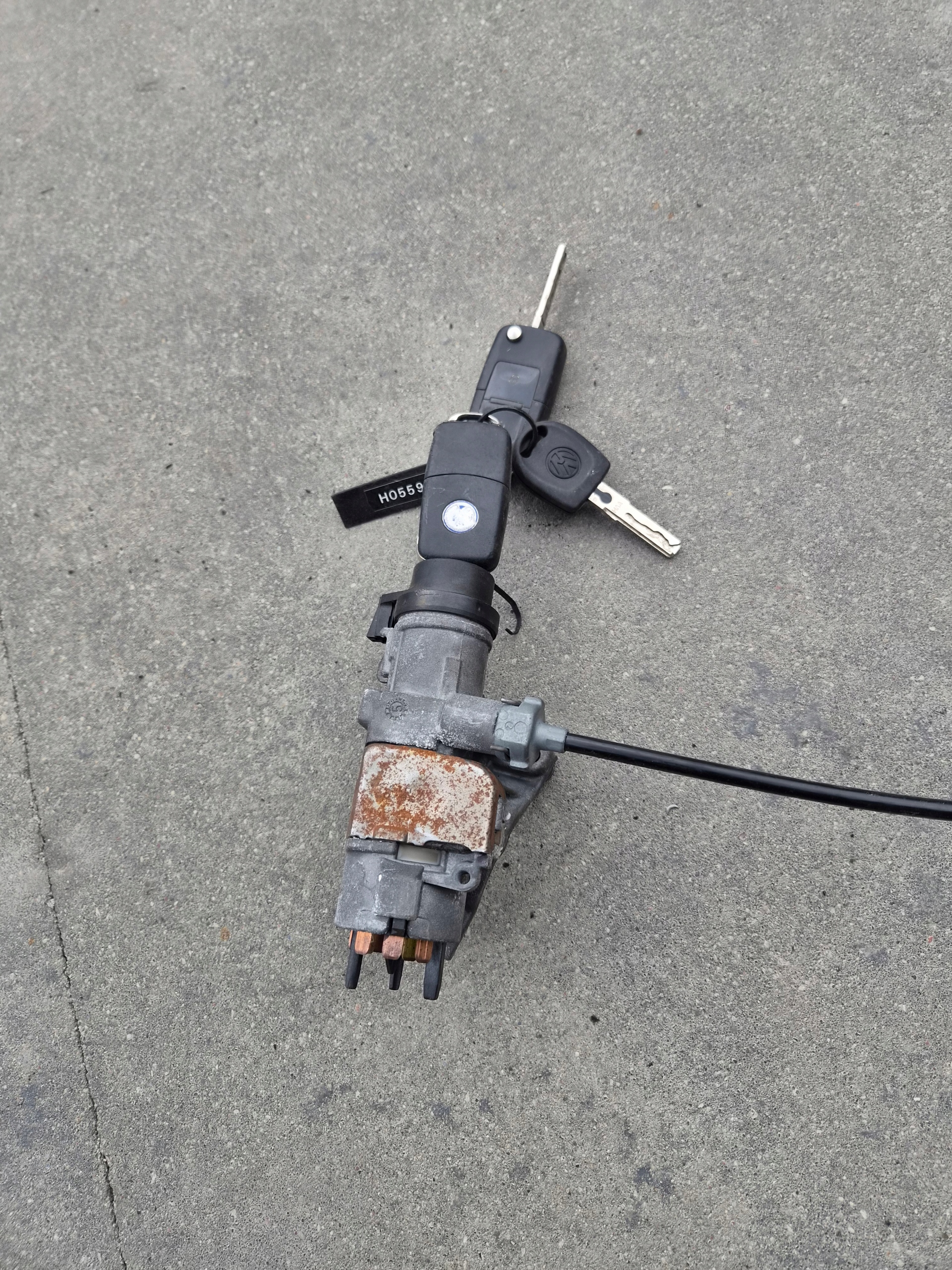 VW T5 2.5 TDI ignition key