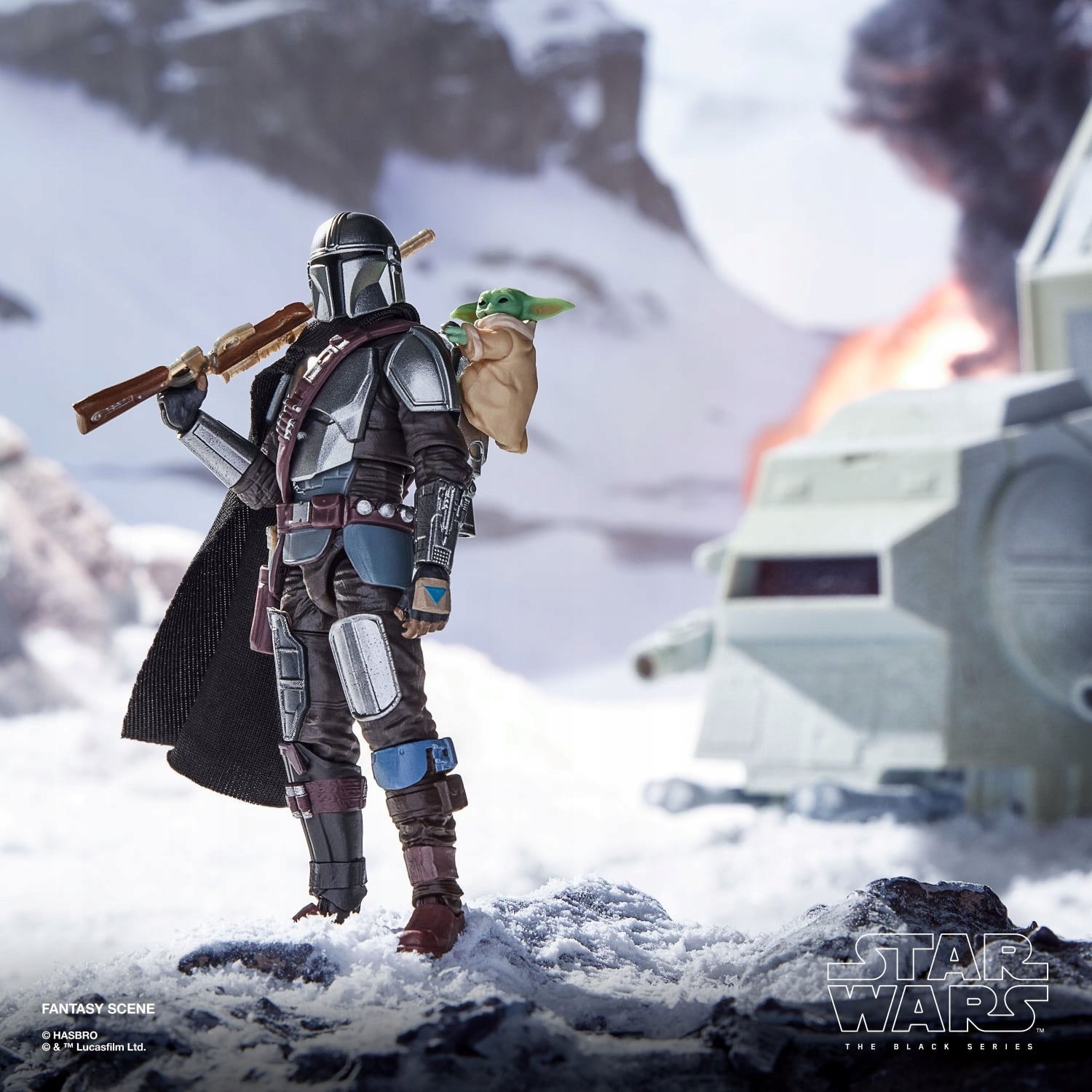 Hasbro Mandalorian Mandalorian & Grogu figurka Vintage Collection 10 cm