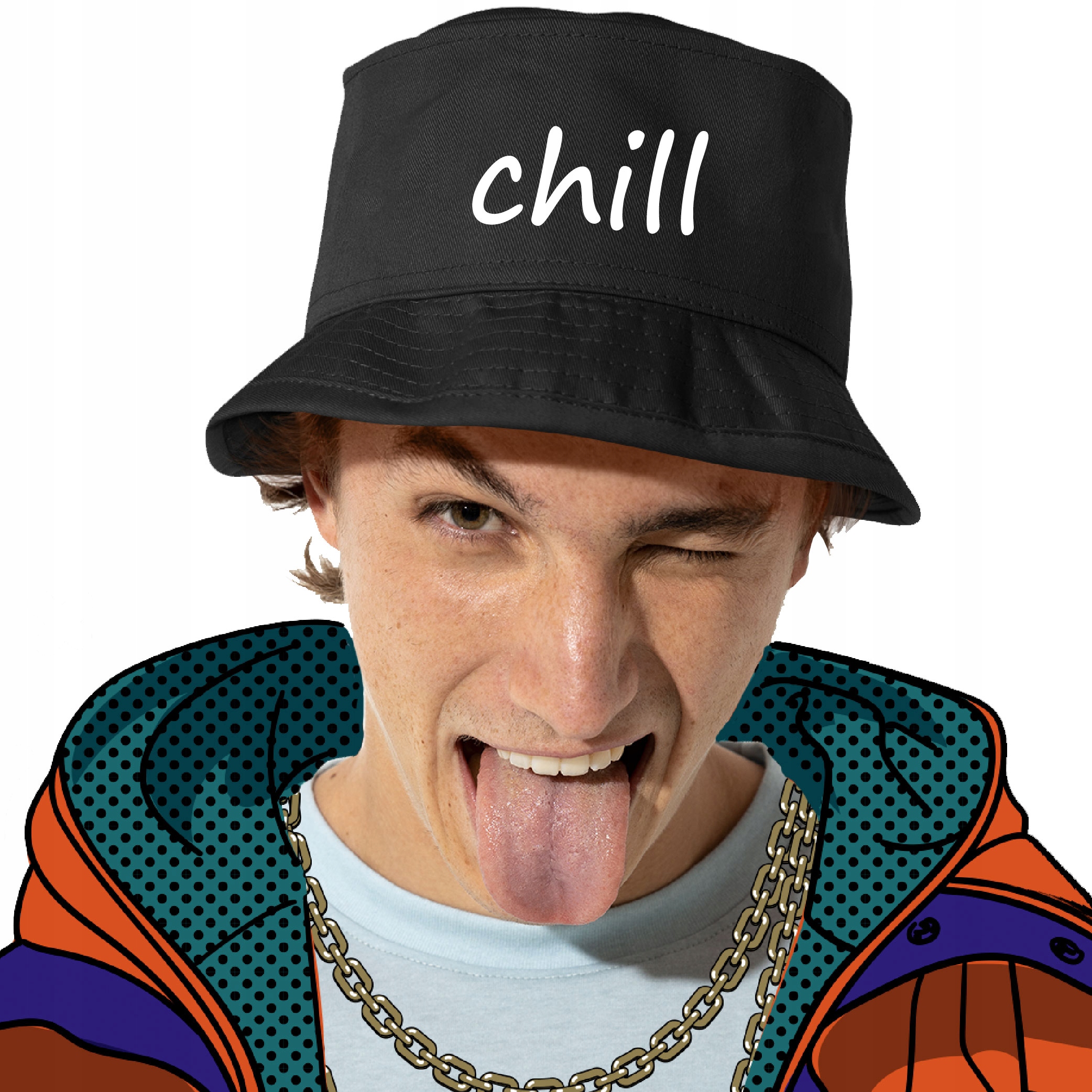 

Kapelusz Rybacki Chill Yolo Bucket Hat Czapka Styl