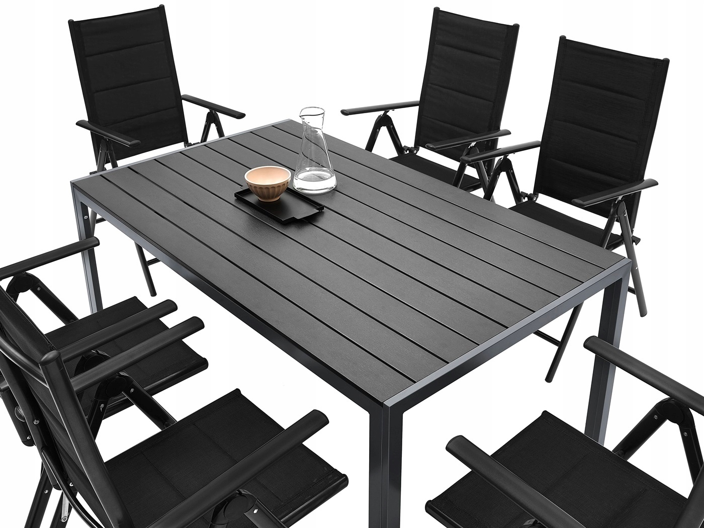 MEBLE OGRODOWE ZESTAW STÓŁ 6+1 NA TARAS BALKON