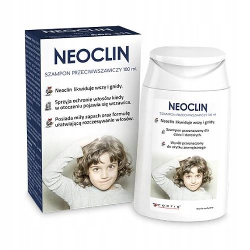 

Neoclin Szampon Przeciw Wszawicy Wszy Gnidy 100ml