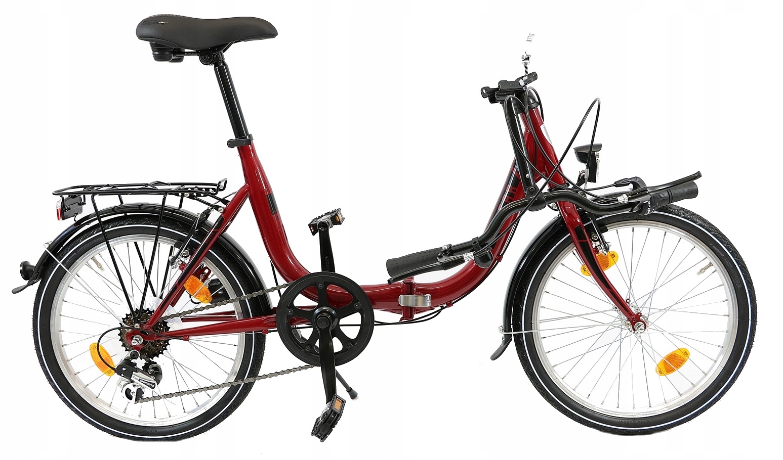 ROWER SKŁADANY MIEJSKI MĘSKI DAMSKI SKŁADAK Z BIEGAMI SHIMANO 20" NEW Rozmiar koła (