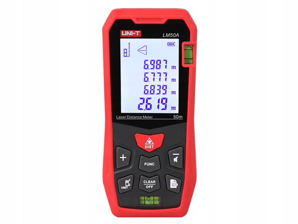 

Cyfrowy dalmierz laserowy LM50A Uni-T 50m