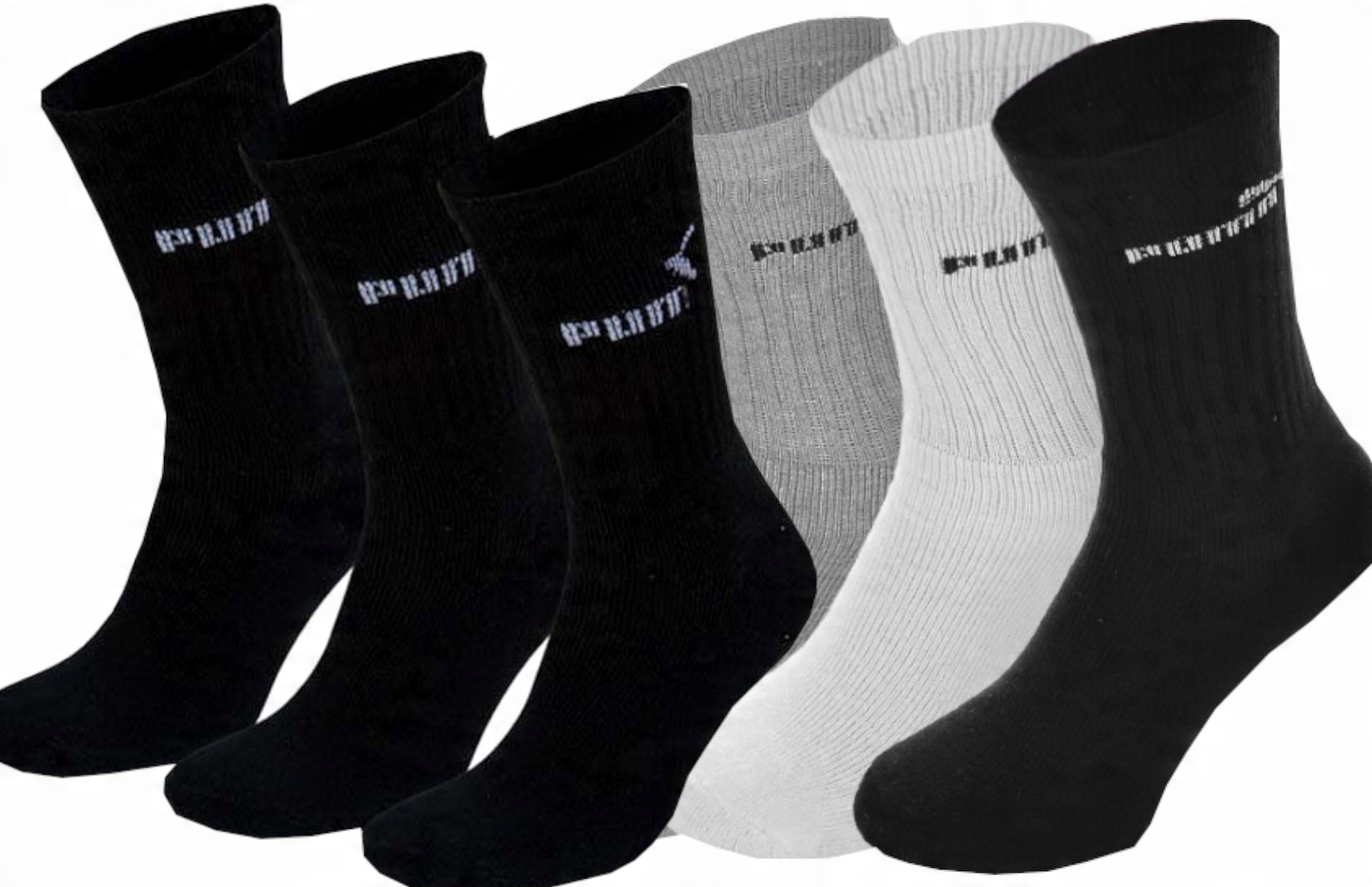 

Puma Oryginalne Skarpety Skarpetki 6 Par 43-46