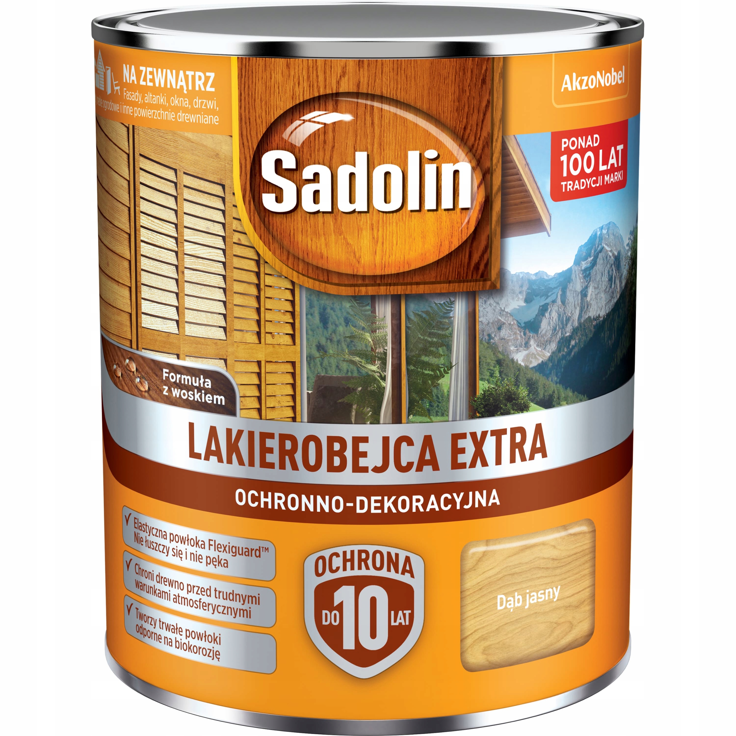 

Lakierobejca 0,75L Sadolin Extra Dąb Jasny