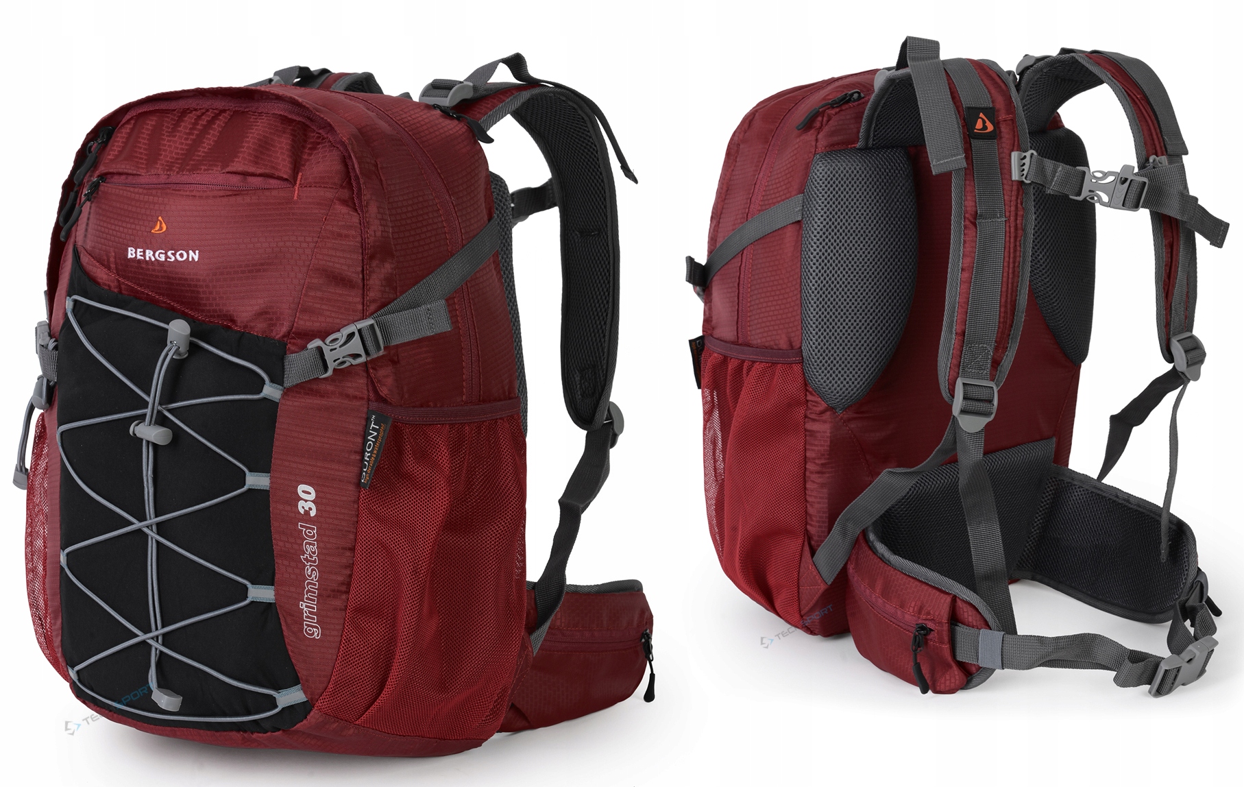 Značkový Prostorný Turistický Batoh Bergson Grimstad 30 L