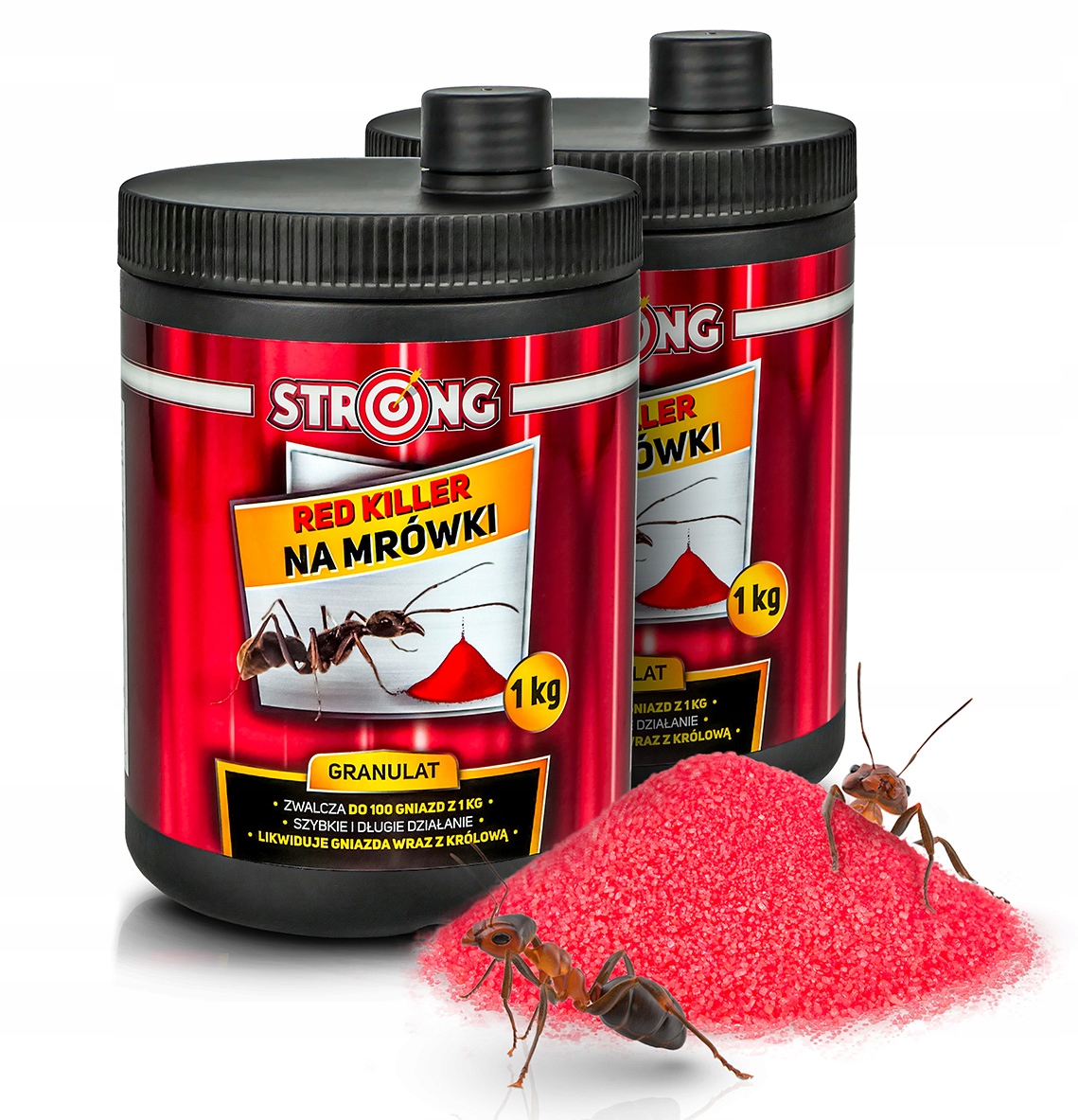 2KG Proszek Na Mrówki Strong Granulat Na Mrówki Niszczy Gniazda Red Killer