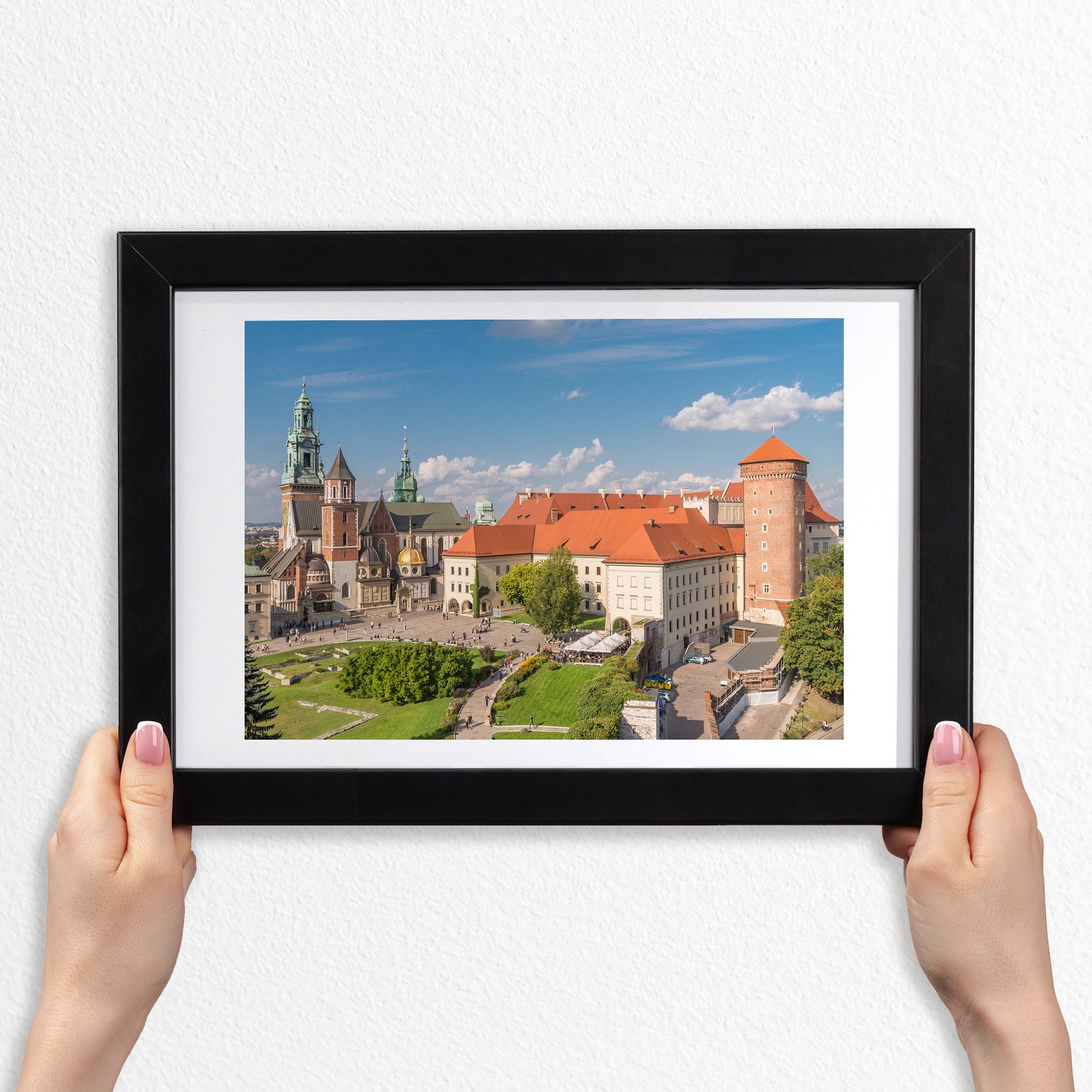 

Drukowany obraz w ramie mdf Kraków Polska 30x20