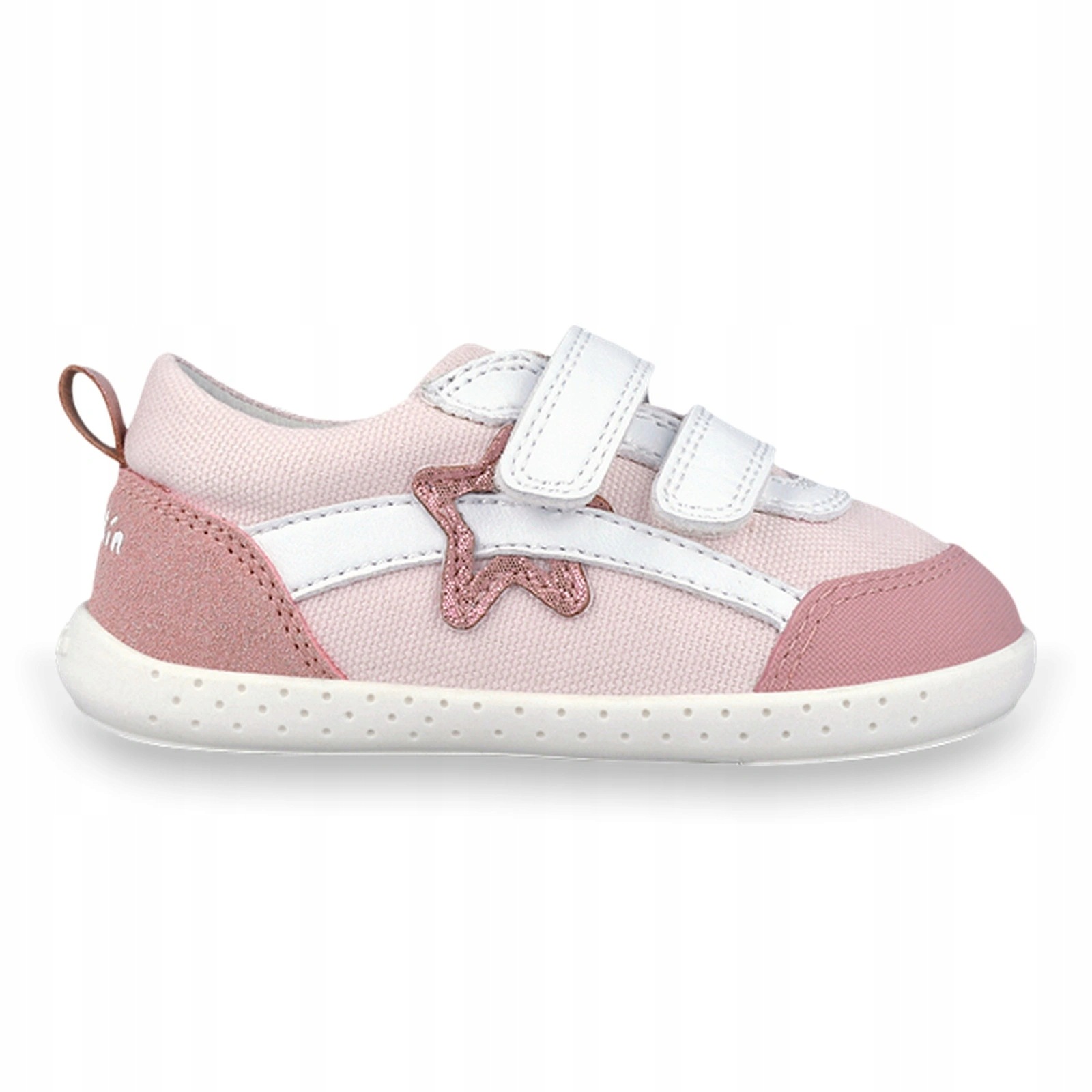 Buty barefoot tenisówki lekkie dziecięce Garvalin Pique Gwiazdka Rosa 26