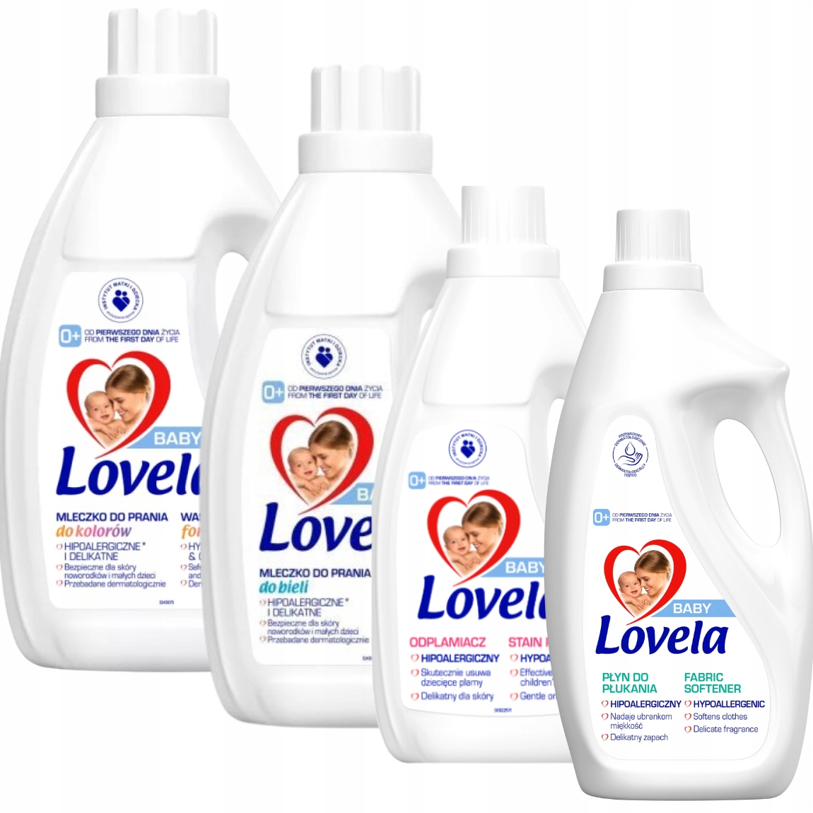 Levně Lovela Baby Hypoalergenní prací prostředek na oplachování, odstraňovač skvrn, mix pro děti