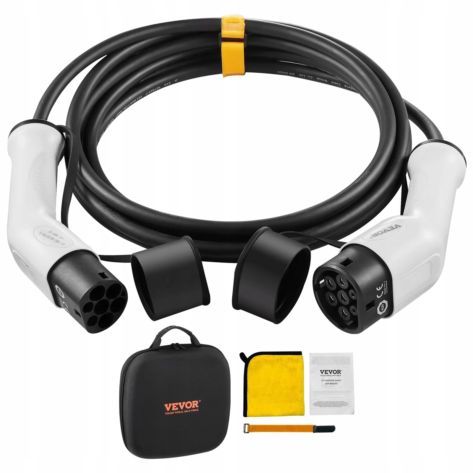 Nabíječka Type 2 Ev 32A 7 m 22 kW kabel pro elektromobil Tpu