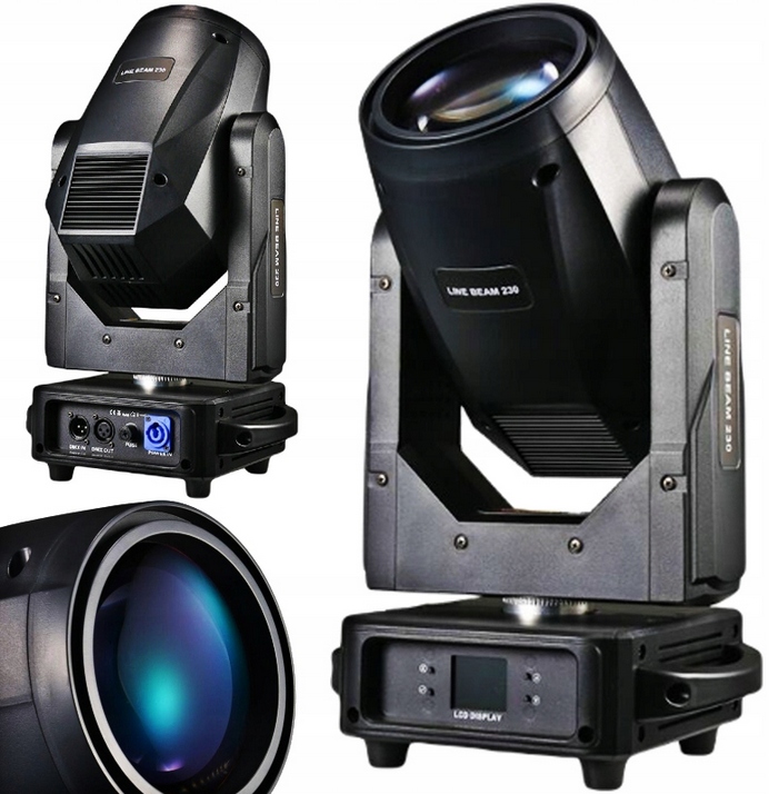 Pohyblivá Hlava Led Jevištní Osvětlení LIGHT4ME Line Beam 230W