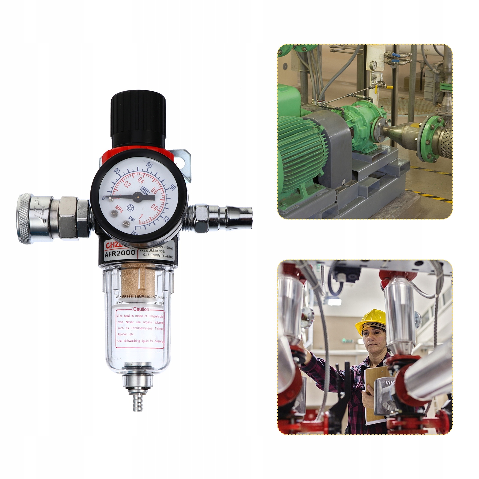 Reduktor ciśnienia Filtracja Separacja wody Marka bez marki