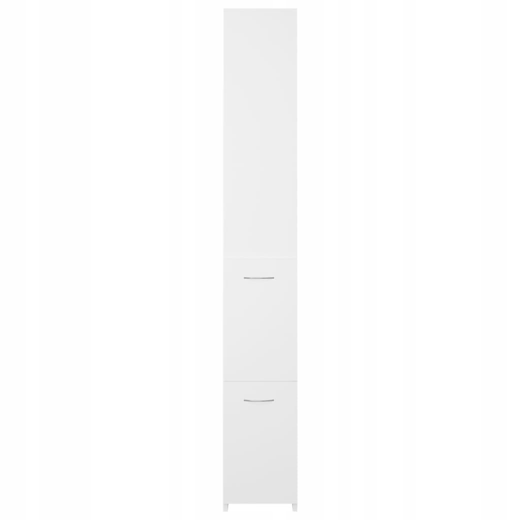 SZAFKA ŁAZIENKOWA, BIAŁA, 25X25X170 CM, PŁYTA WIÓR Marka VidaXL