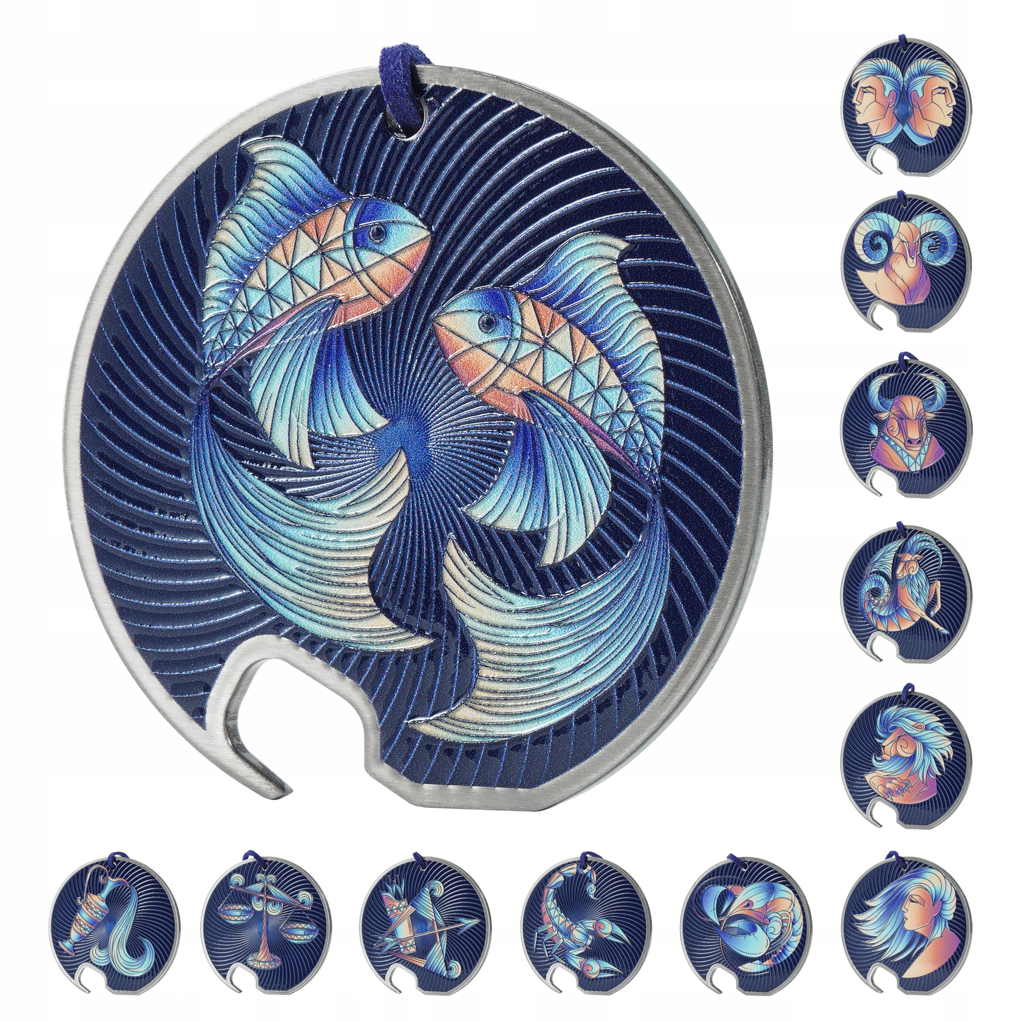 Ocelový Otvírák Na Láhve Zvěrokruh Ryby