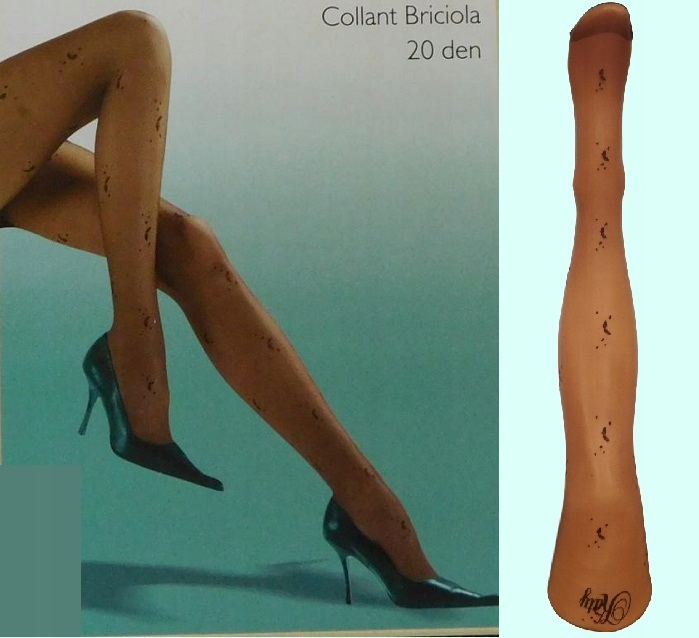 

Katy Briciola 20den wzorzyste lycra caffe 2