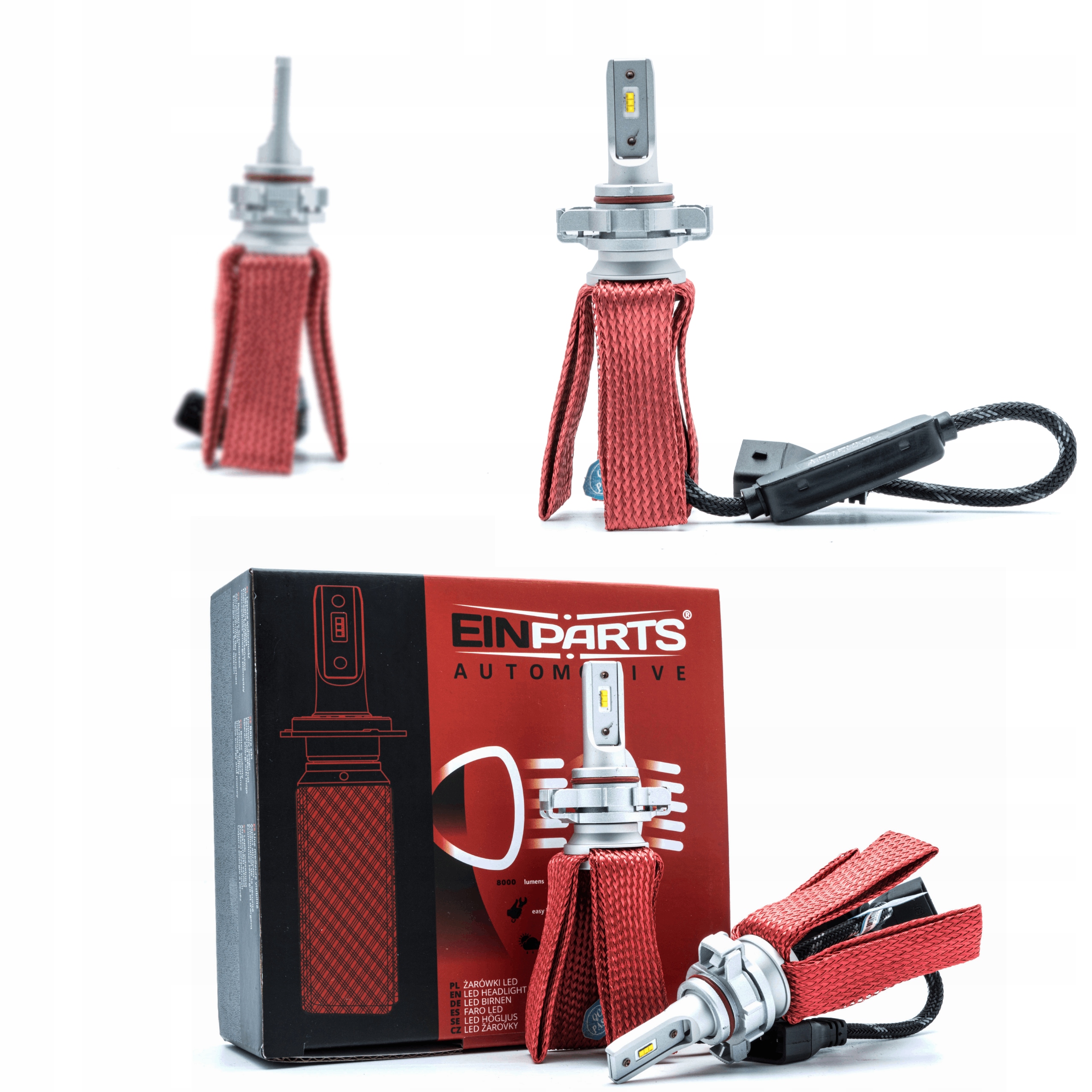 Žiarovky H16 Led Canbus 12/24V Octopus Smd 4300K