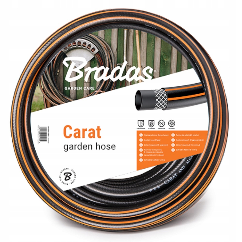 Wąż ogrodowy do podlewania Carat mocny 3/4'' 50m