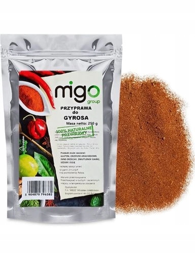 8 x MIGOgroup, Koření na gyros (250 g) – MIGOgroup