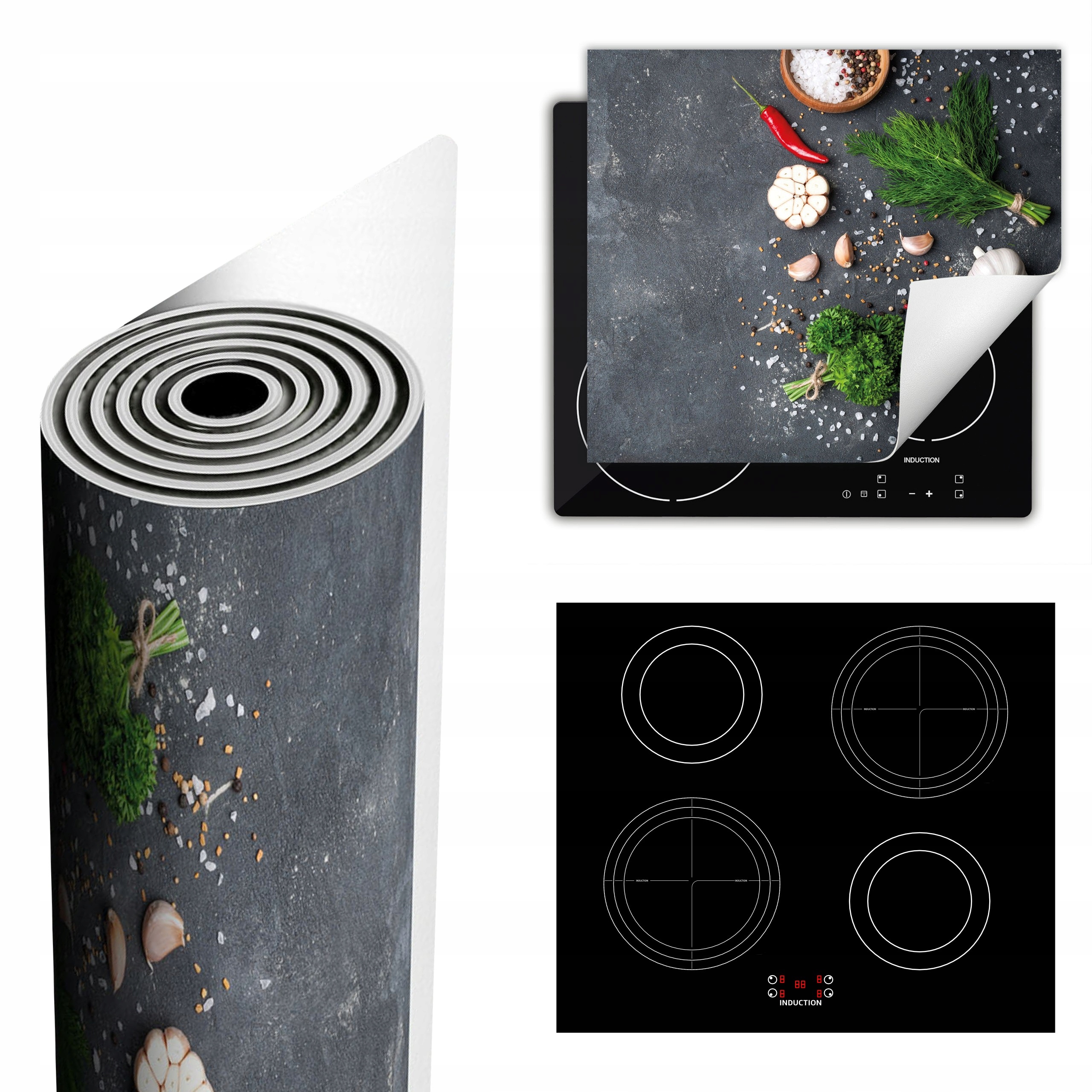 Ochranná Podložka Na Sporák Má Více Místa 60x52 česnek