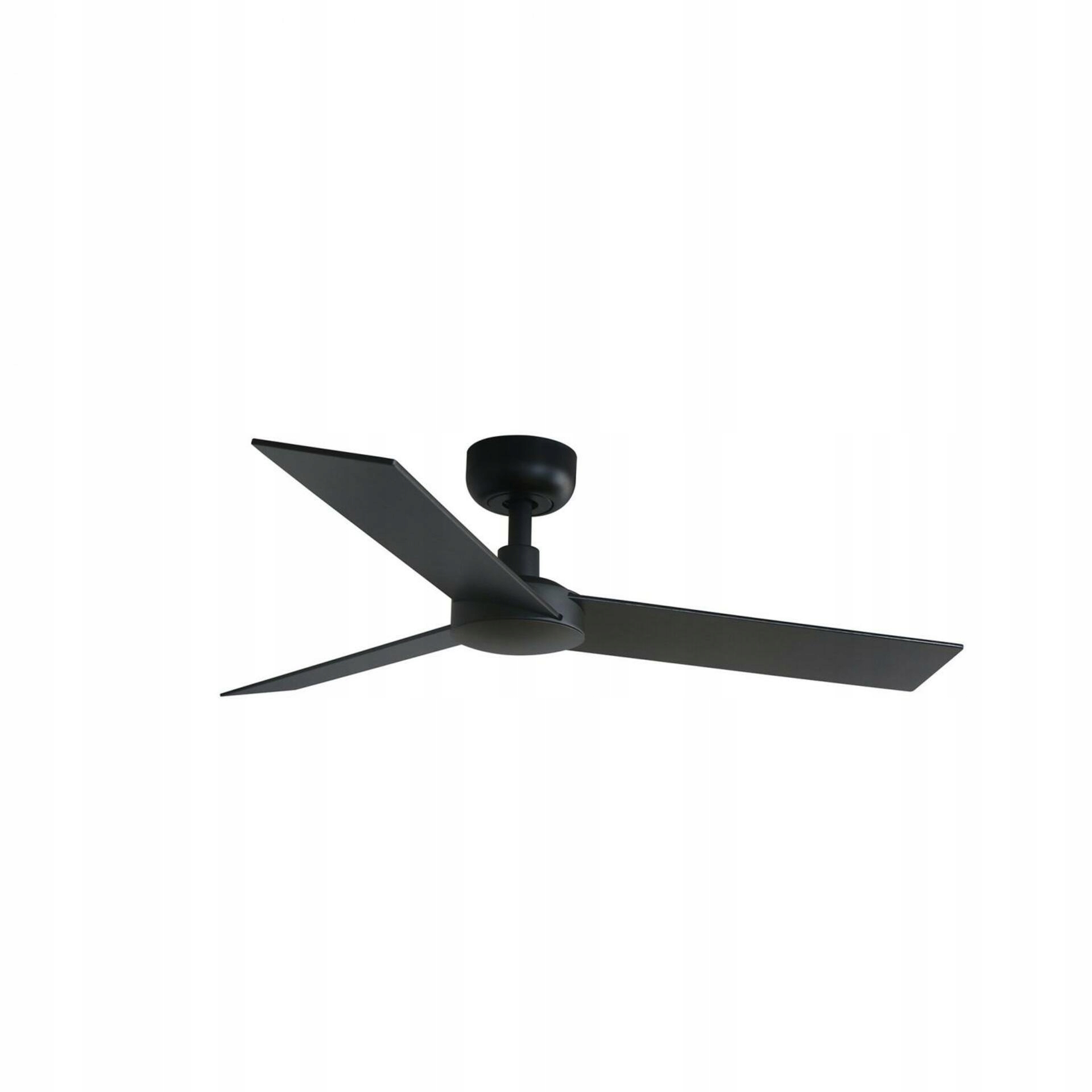 Stropný ventilátor Faro Rudder S čierna/orech, DC motor, Ø132cm, tichý