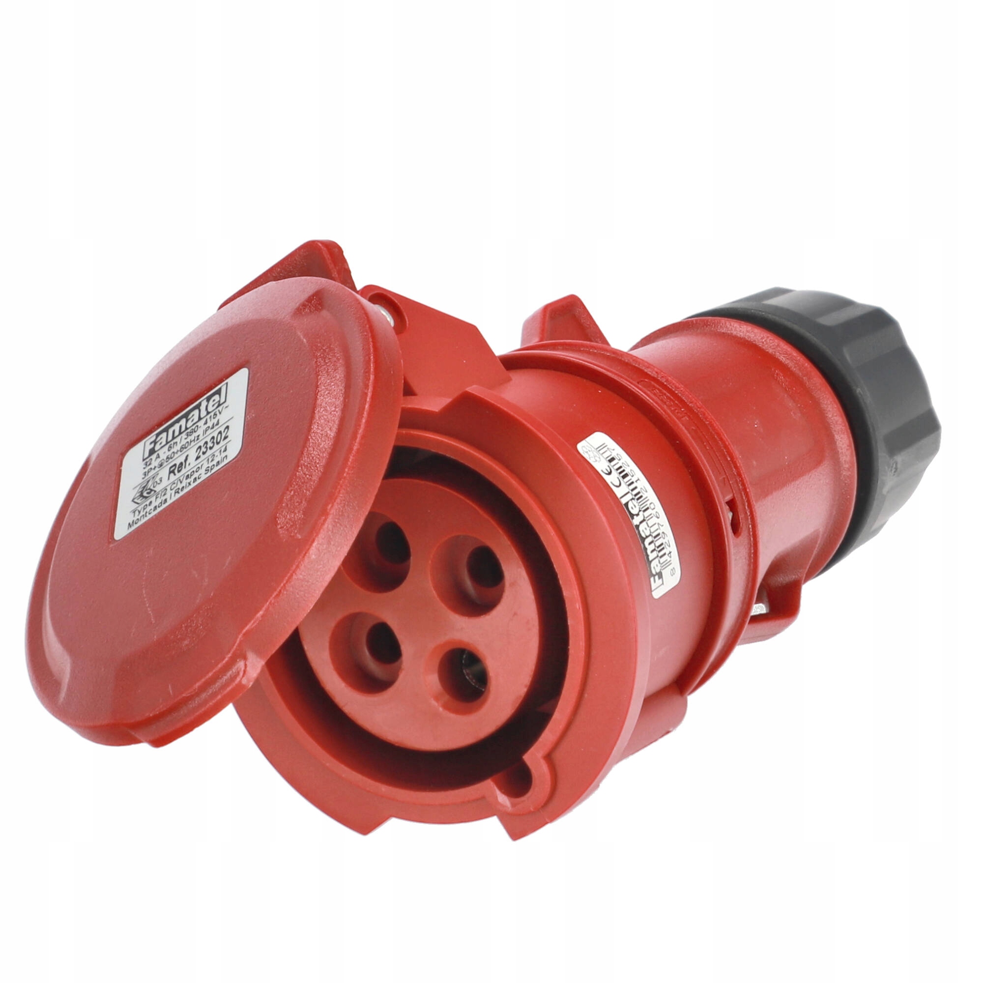 

Famatel Gniazdo Przenośne 32A 4P 400V IP44 23302