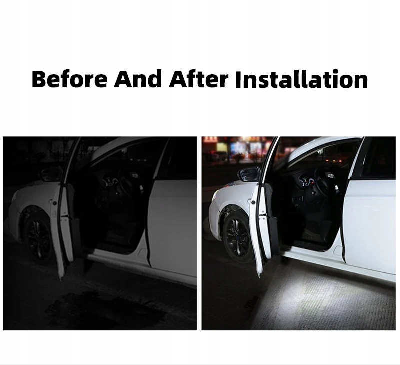 Car Led Welcome Light Magnetic Control USB Charging Auto Open Door Safe Kod producenta 5