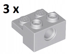 

Lego Light Bluish Gray Technic Brick 1x2 73109 3sz