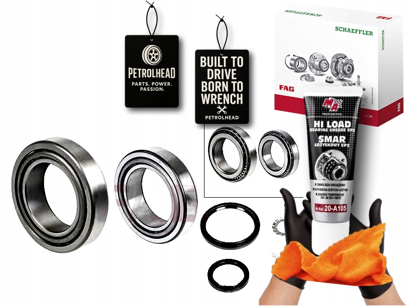 Ložisko Kola Mercedes Přední W463 300 320 350G Spri #Petrolhead Pro+ Kit7